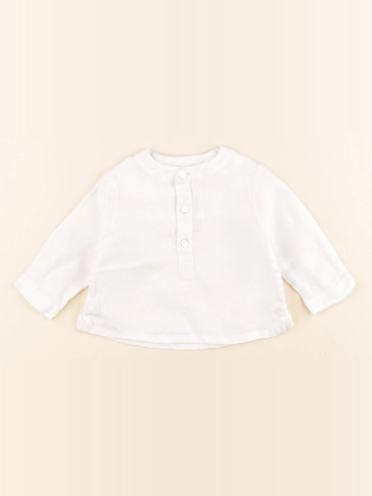 Jacadi - chemise blanc - 6 mois