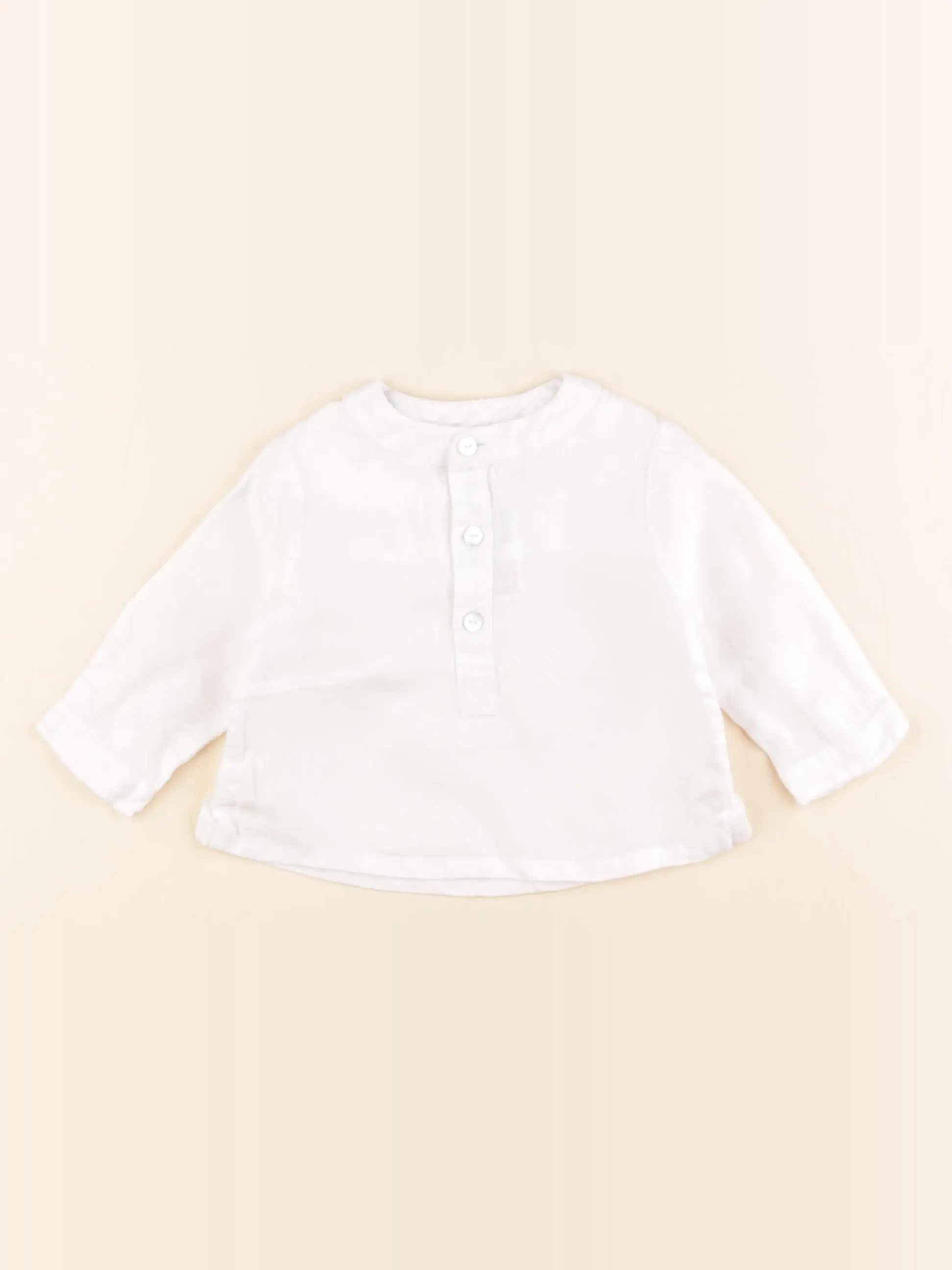 Jacadi - chemise blanc - 6 mois