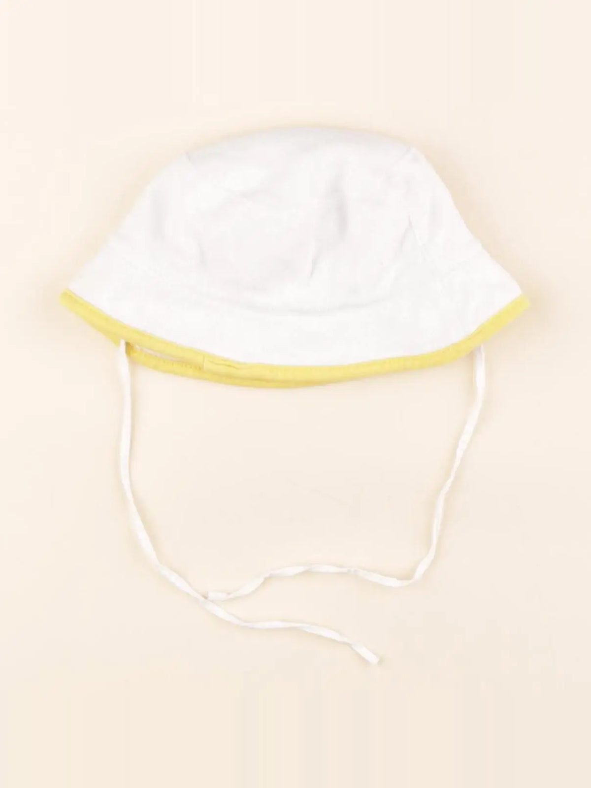 Jacadi - chapeau blanc, jaune - 3 mois