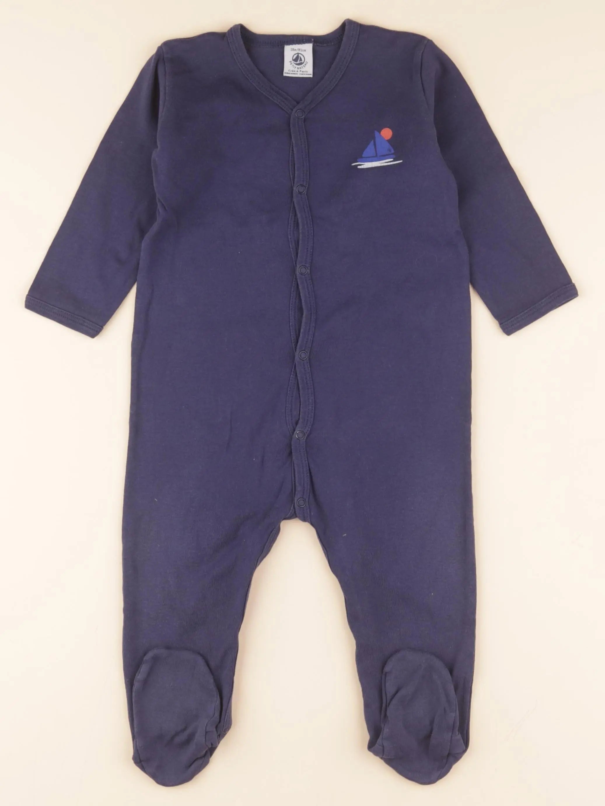 Pyjama coton bleu