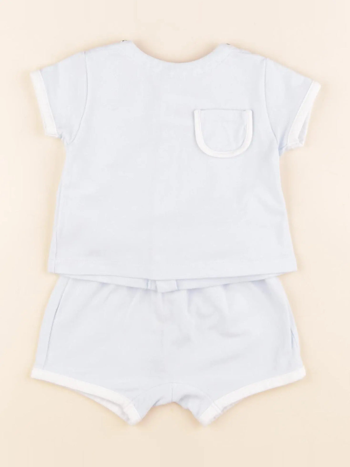 Jacadi - ensemble bleu - 6 mois