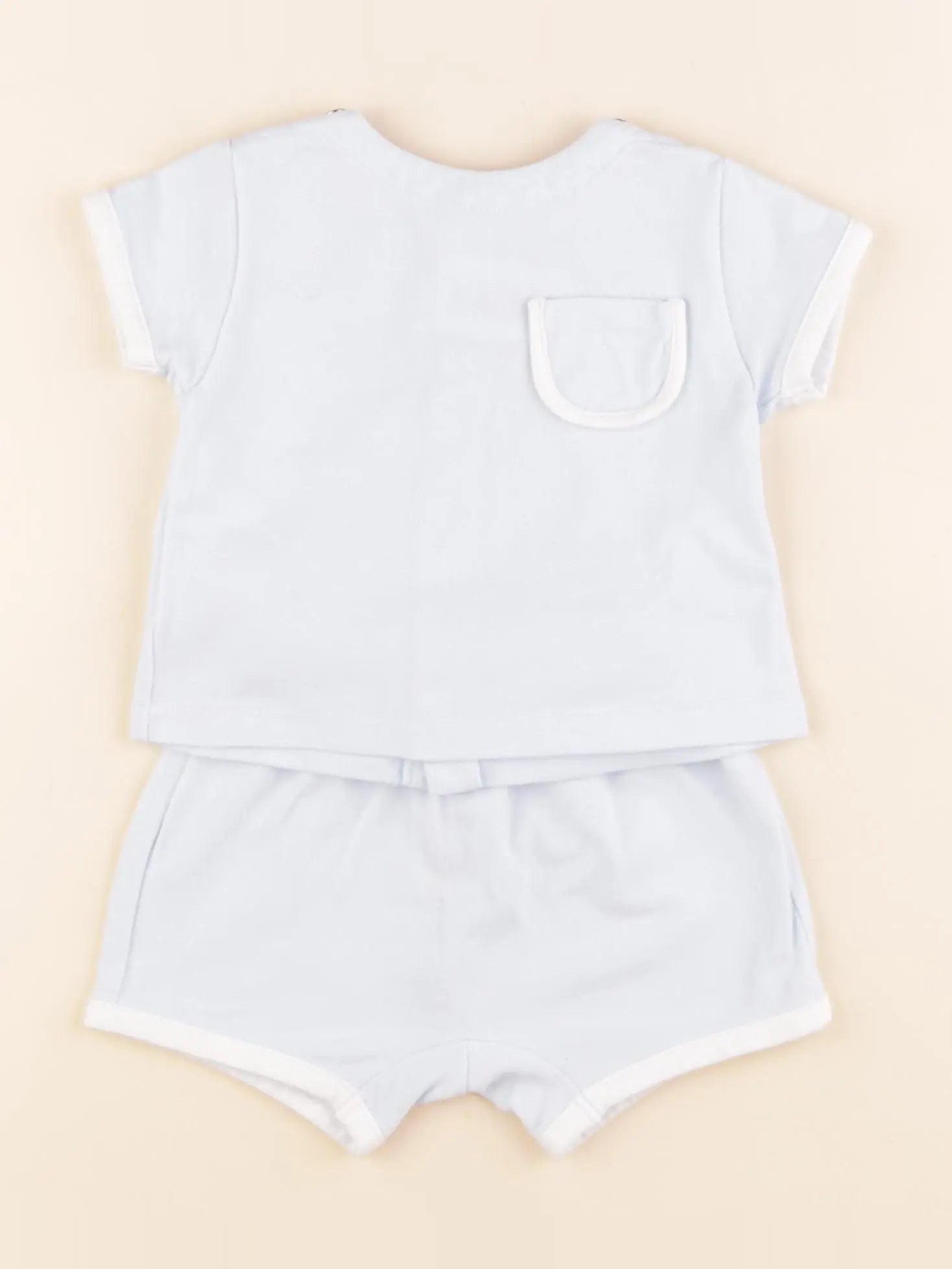 Jacadi - ensemble bleu - 6 mois