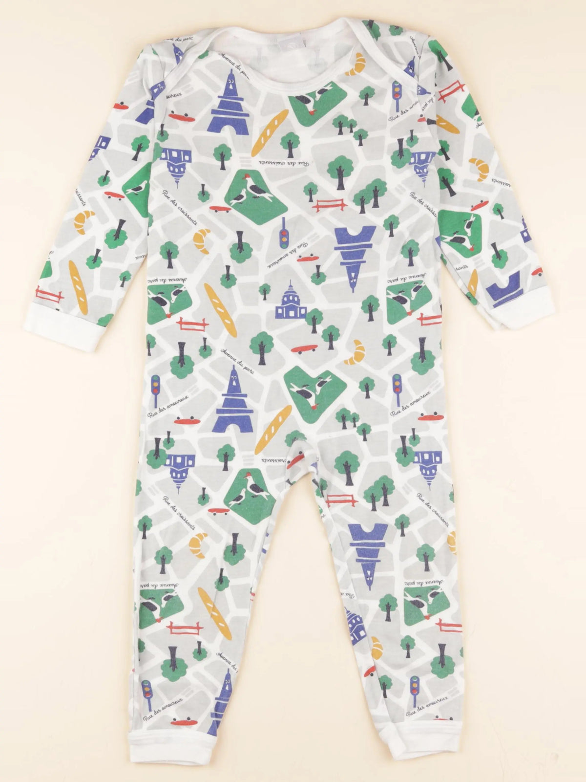 Pyjama coton multicolore