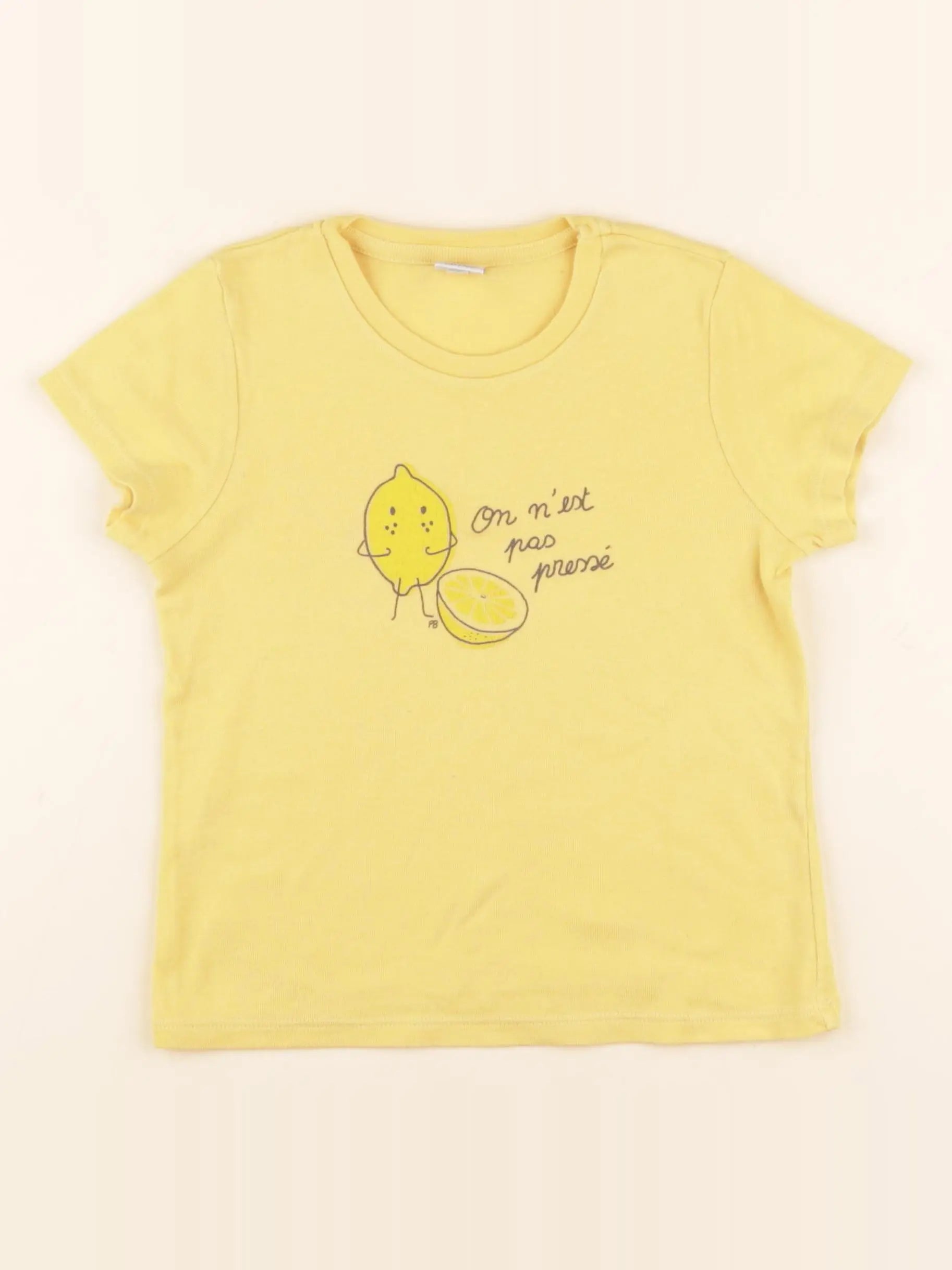 Tee-shirt jaune