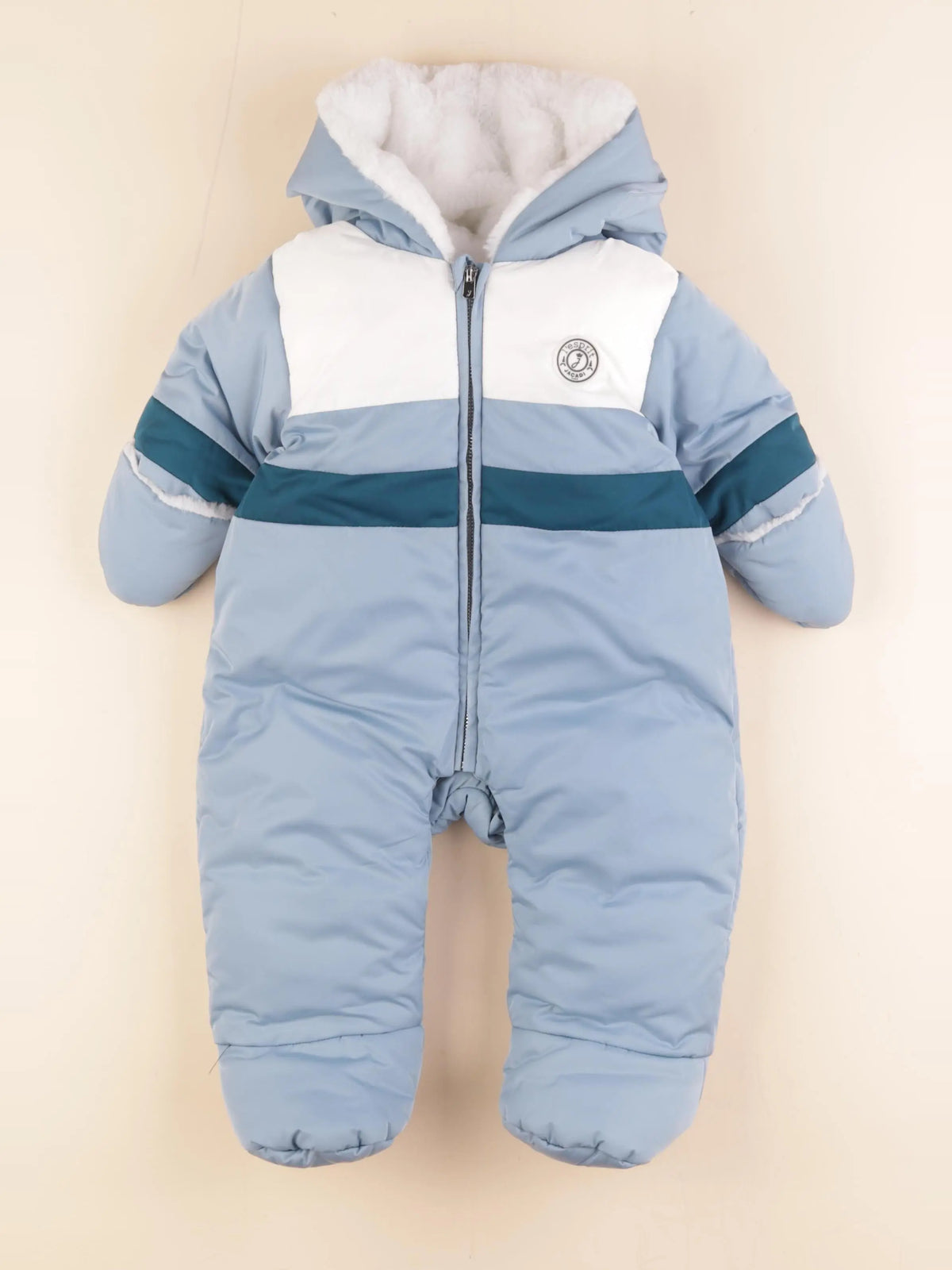 Jacadi - combi-pilote bleu, blanc - 6 mois