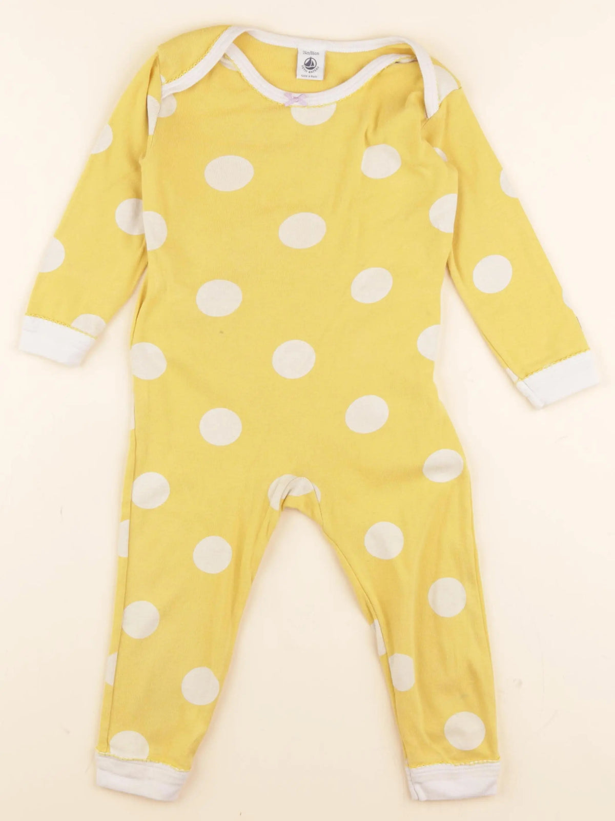 Pyjama coton jaune