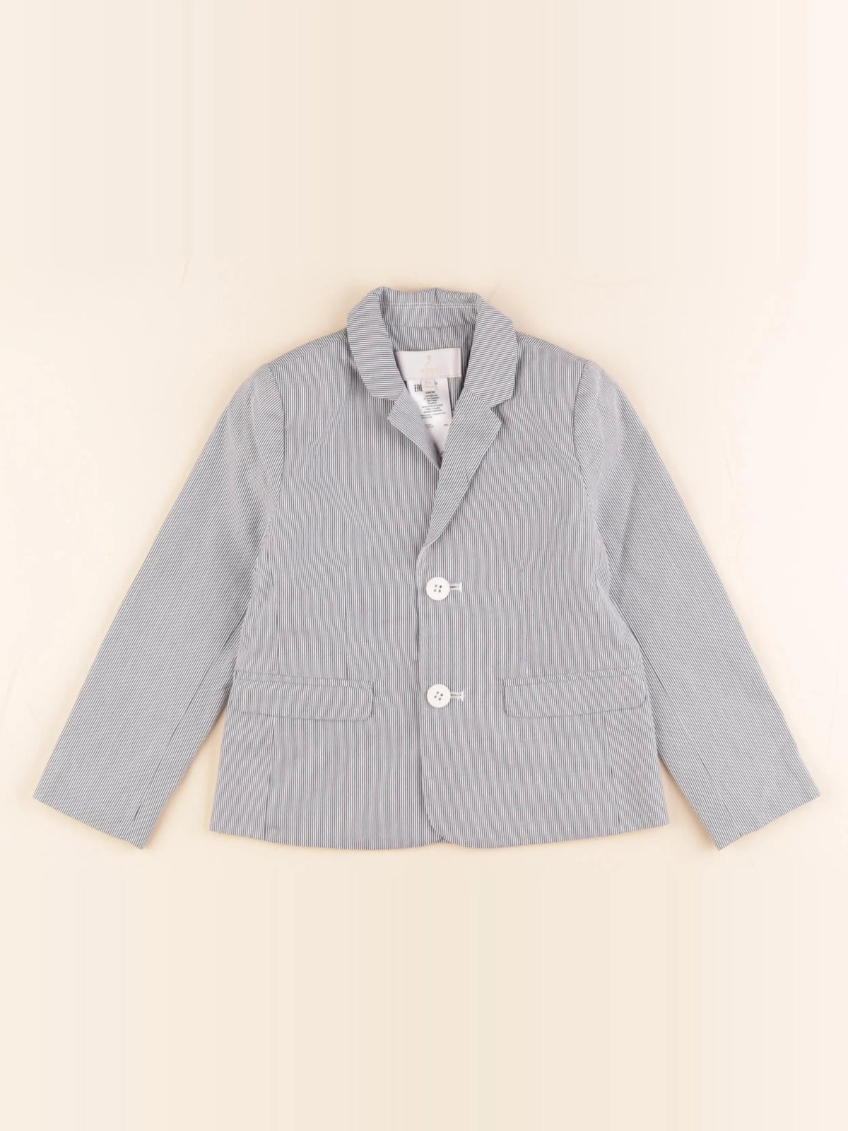 Jacadi - veste blanc, bleu - 4 ans