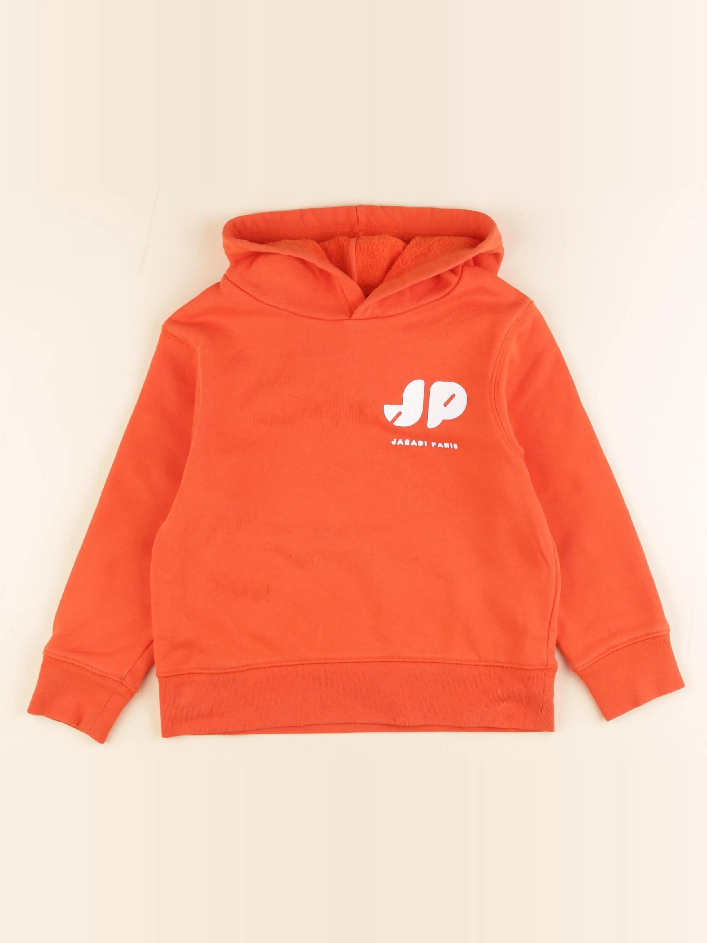 Jacadi - sweat orange - 6 ans