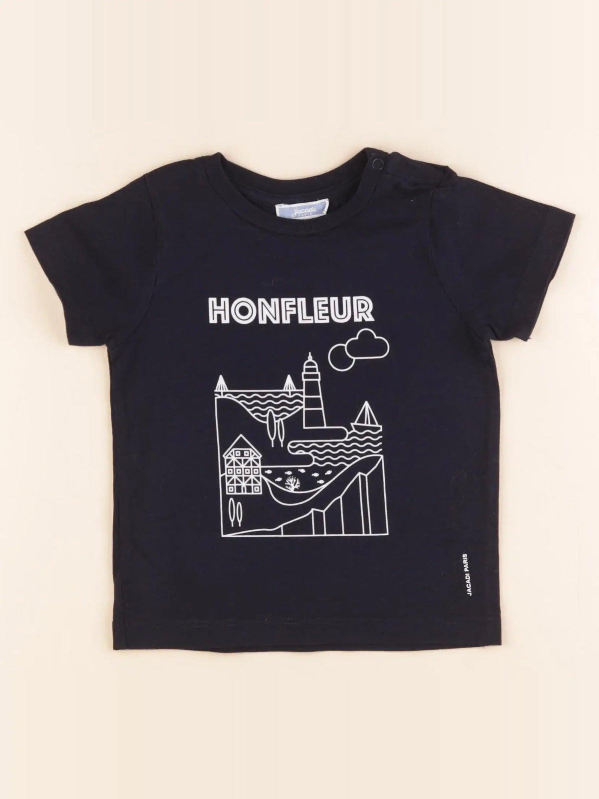 Jacadi - tee-shirt noir - 24 mois