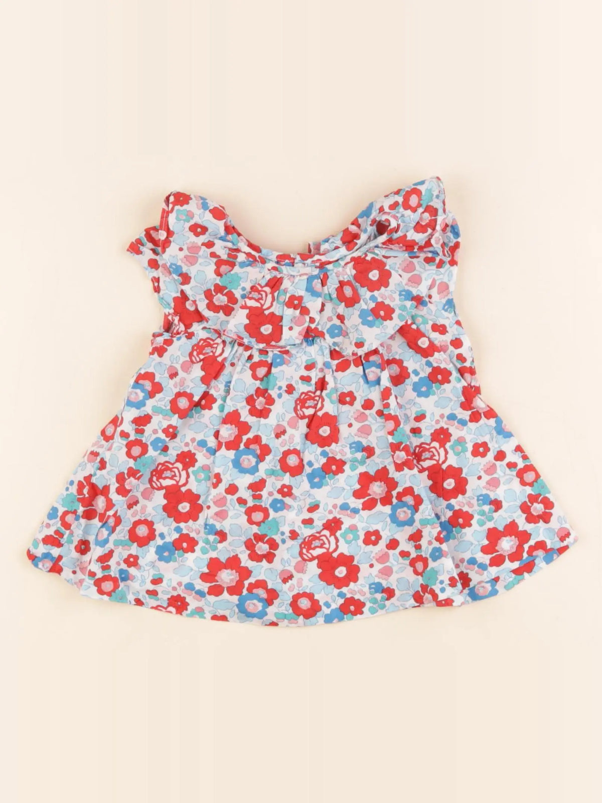 Jacadi - blouse liberty multicolore - 6 mois