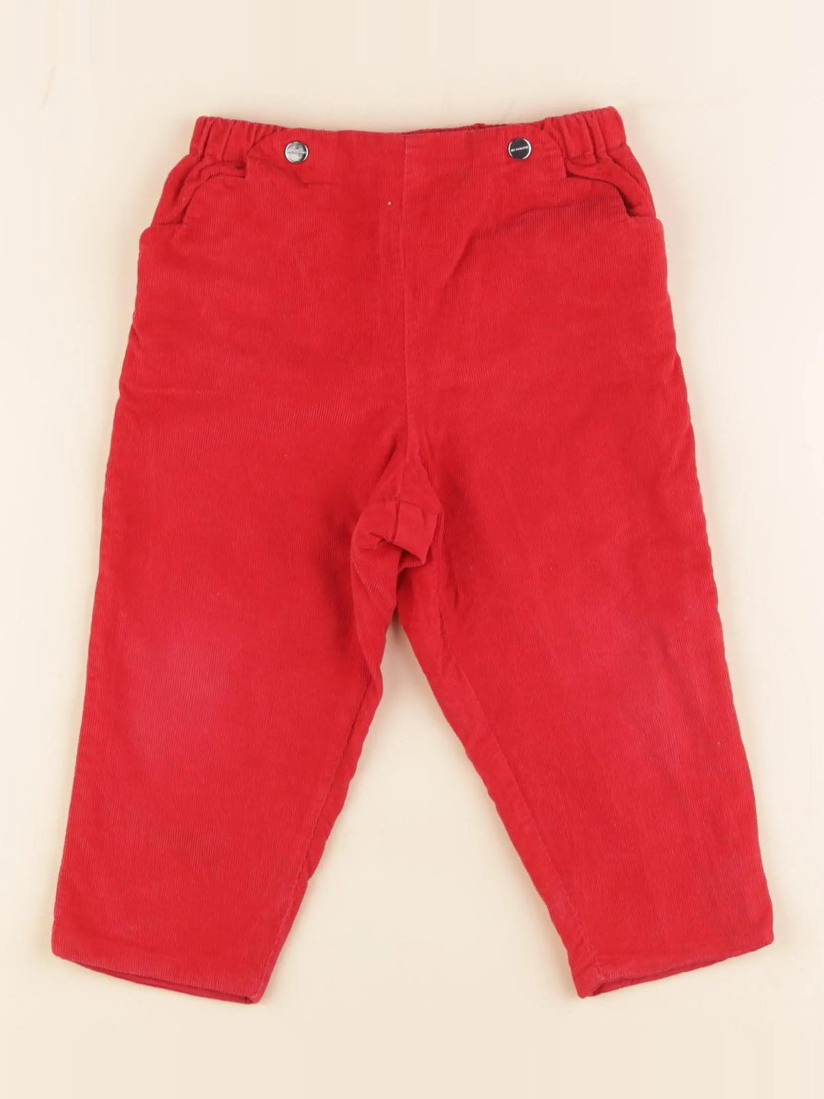 Jacadi - pantalon rouge - 24 mois