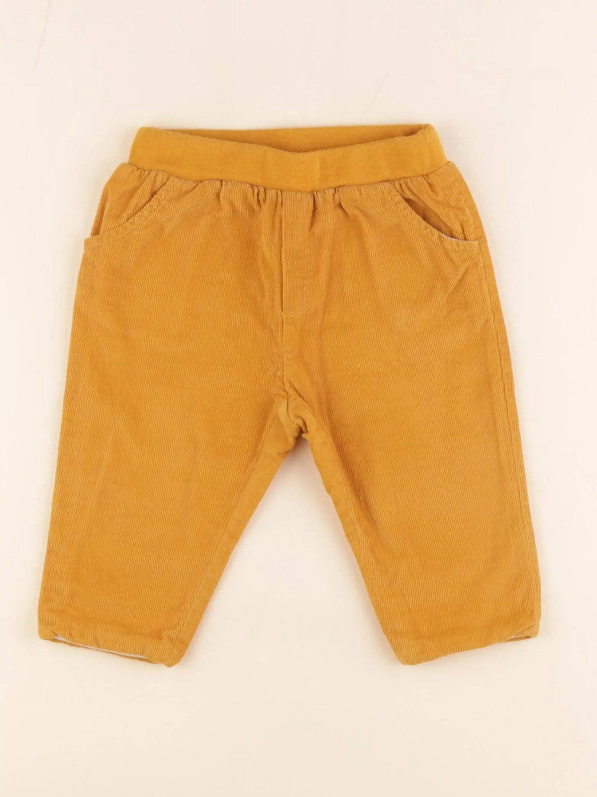 Jacadi - pantalon jaune - 12 mois