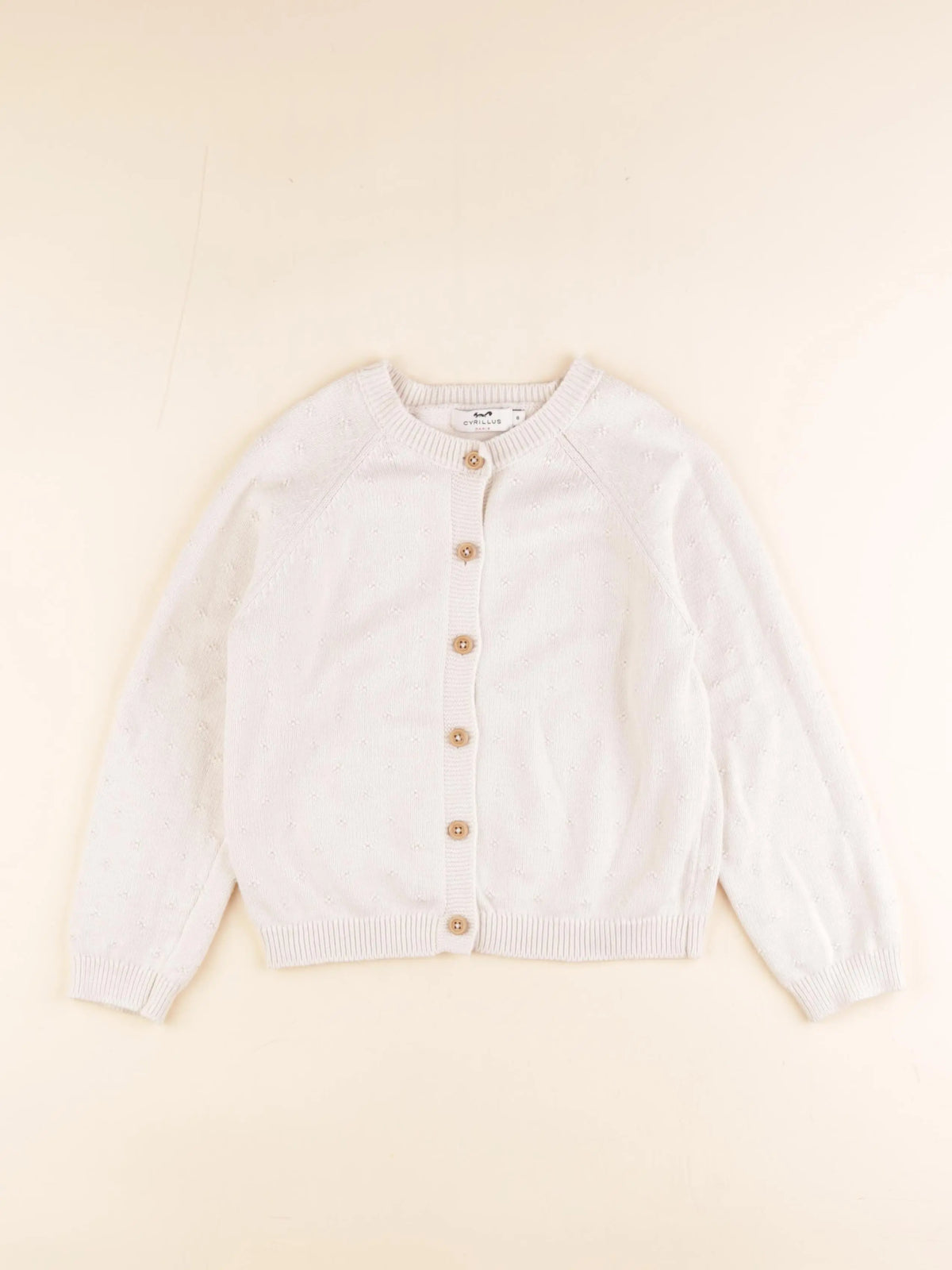 Cyrillus - gilet beige - 8 ans