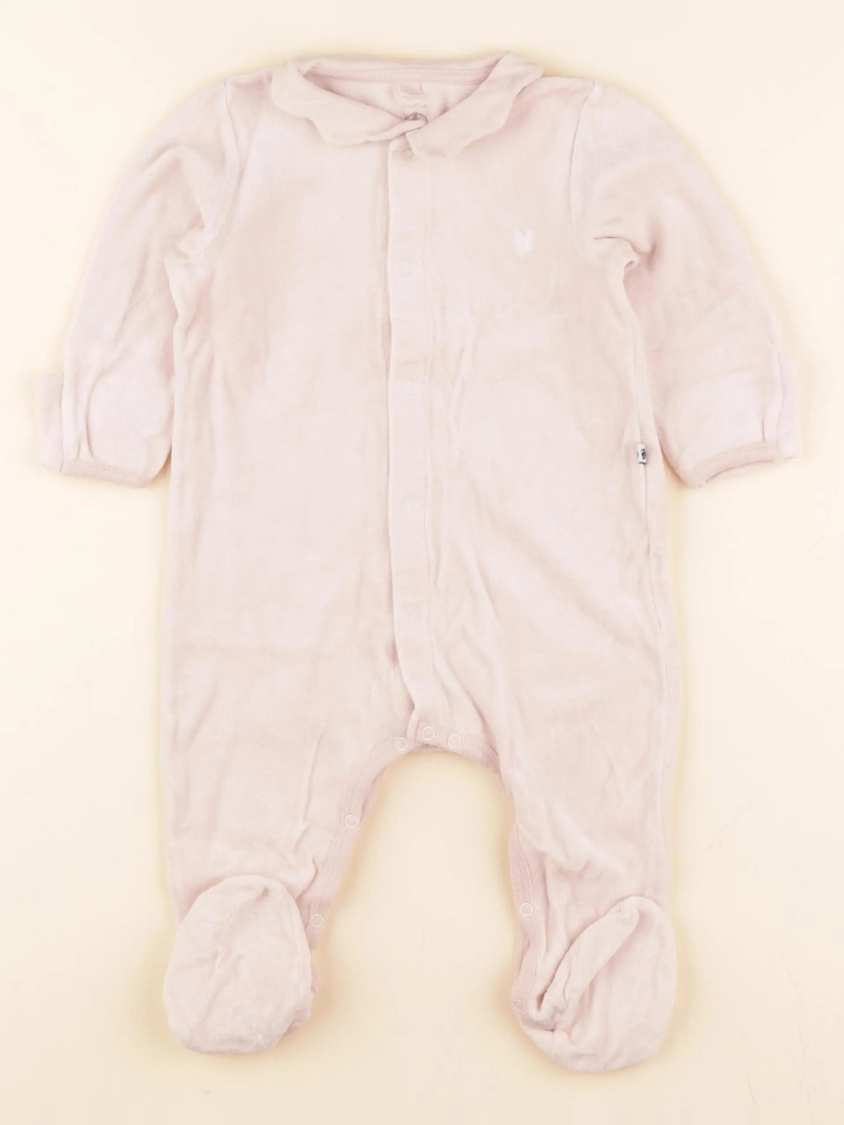 Pyjama velours rose