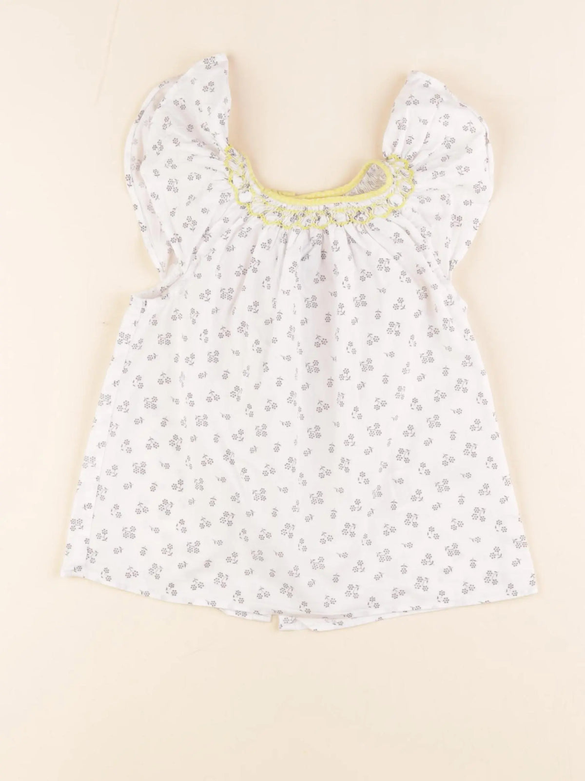 Jacadi - blouse blanc, gris - 36 mois