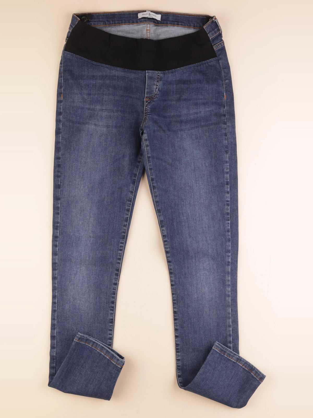 Envie de fraise - jean grossesse bleu - 38