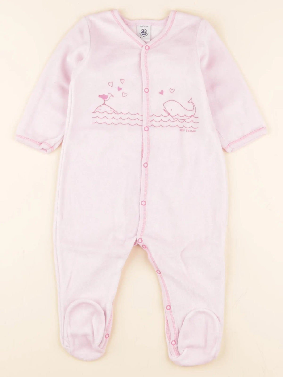 Pyjama velours rose