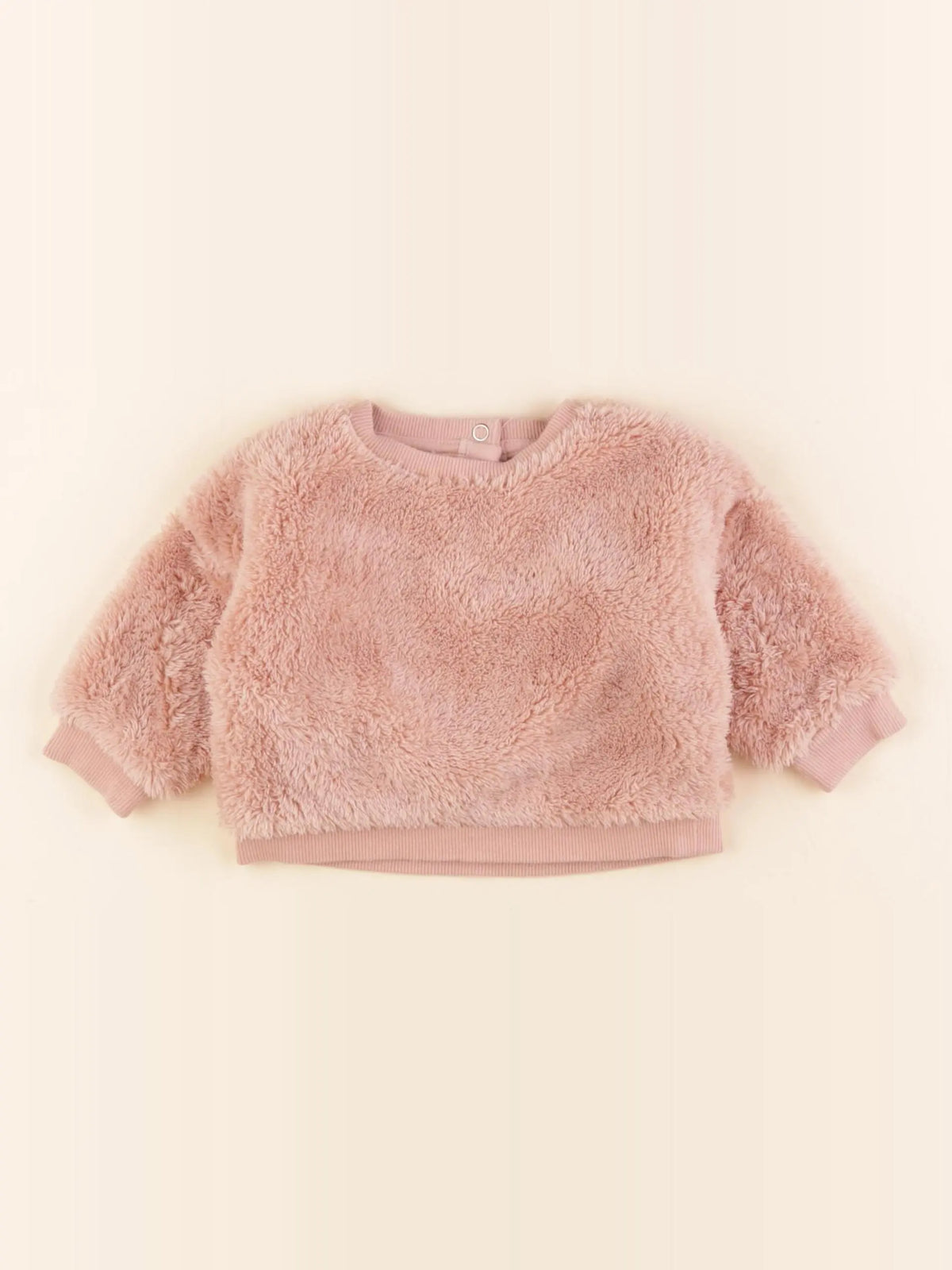 Vertbaudet - sweat rose - 3 mois