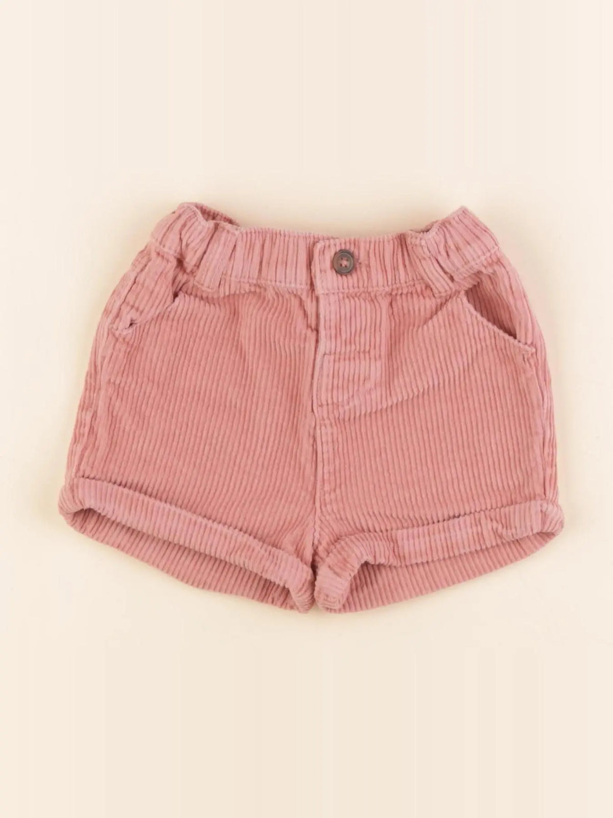 Vertbaudet - short rose - 6 mois