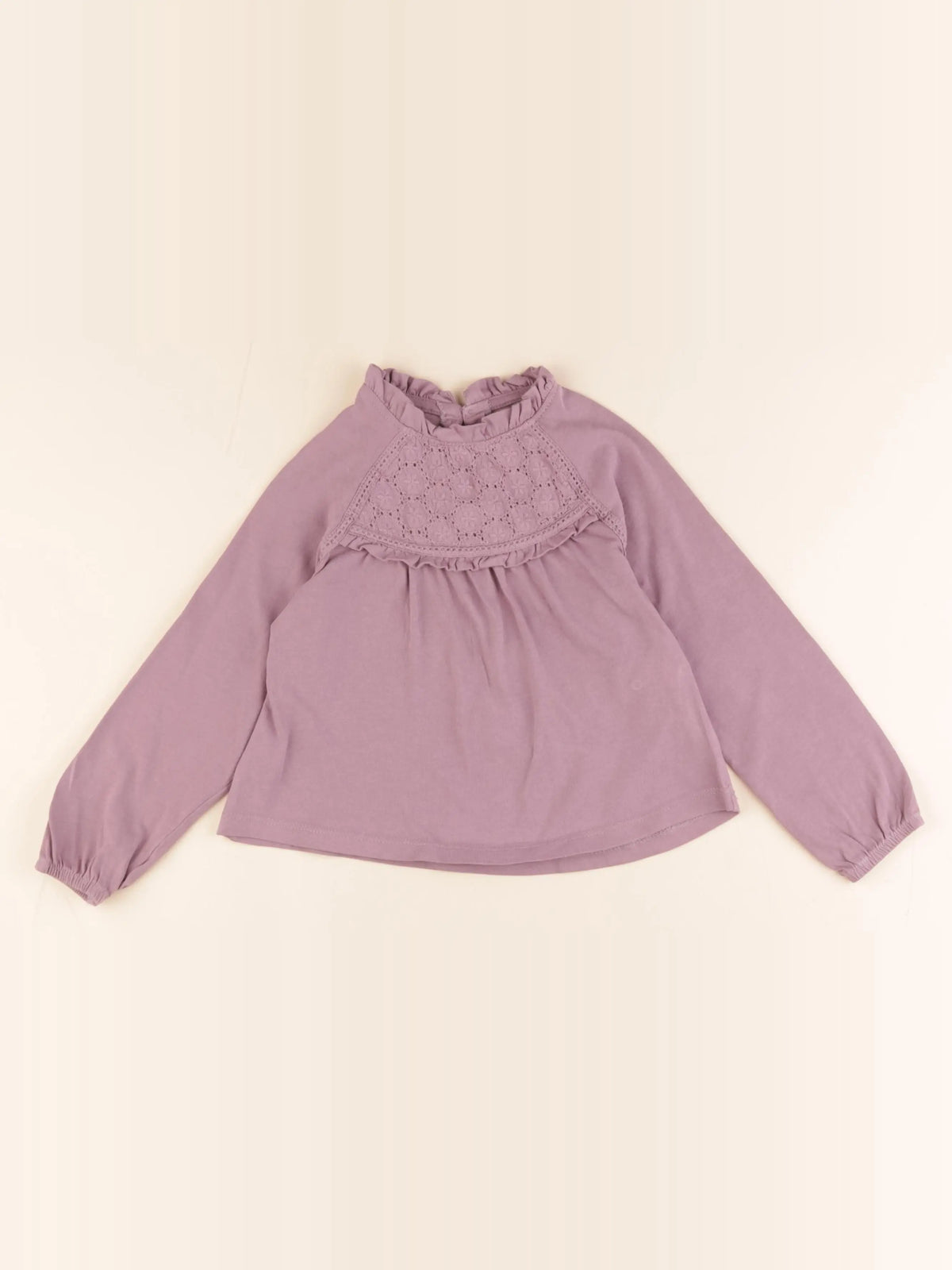 Vertbaudet - tee-shirt violet - 4 ans