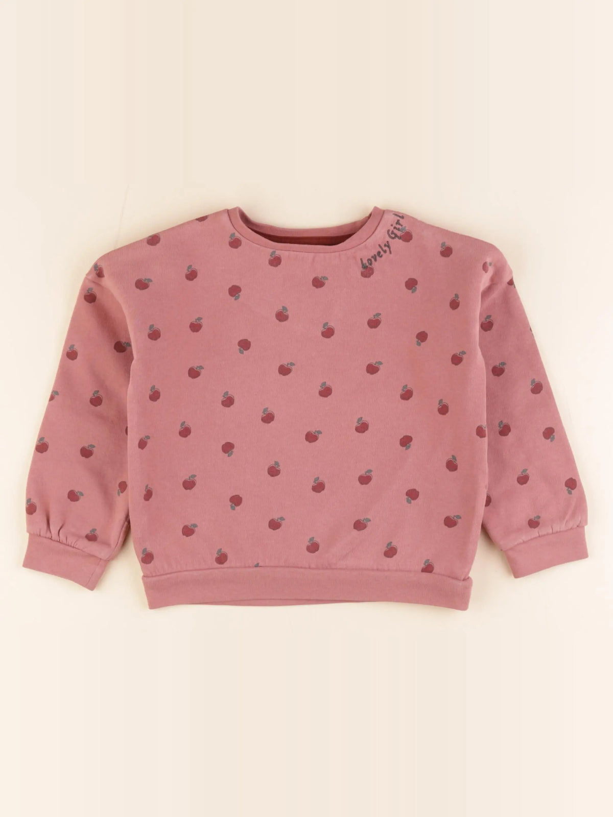 Vertbaudet - sweat rose - 4 ans