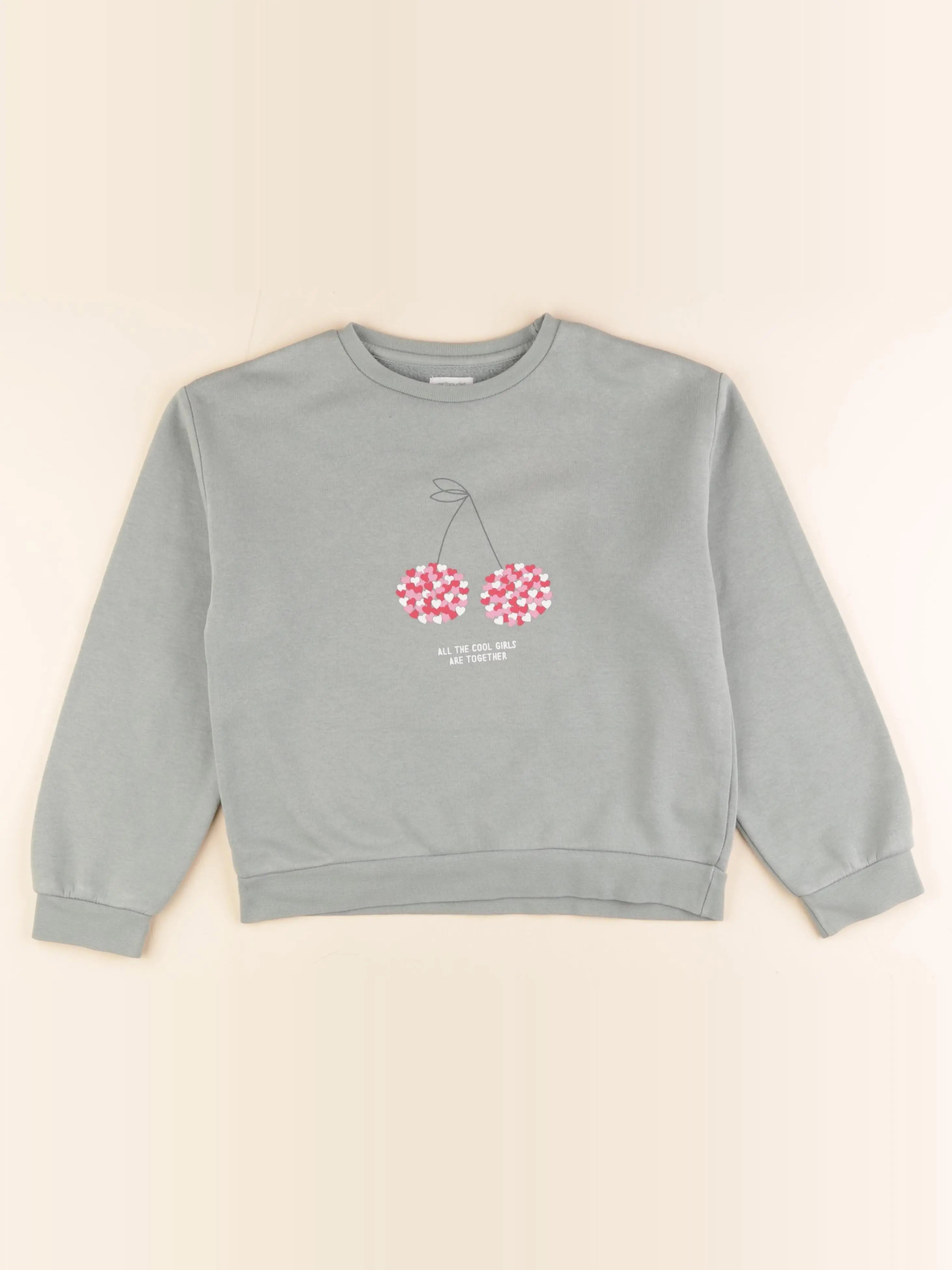 Vertbaudet - sweat vert - 10 ans