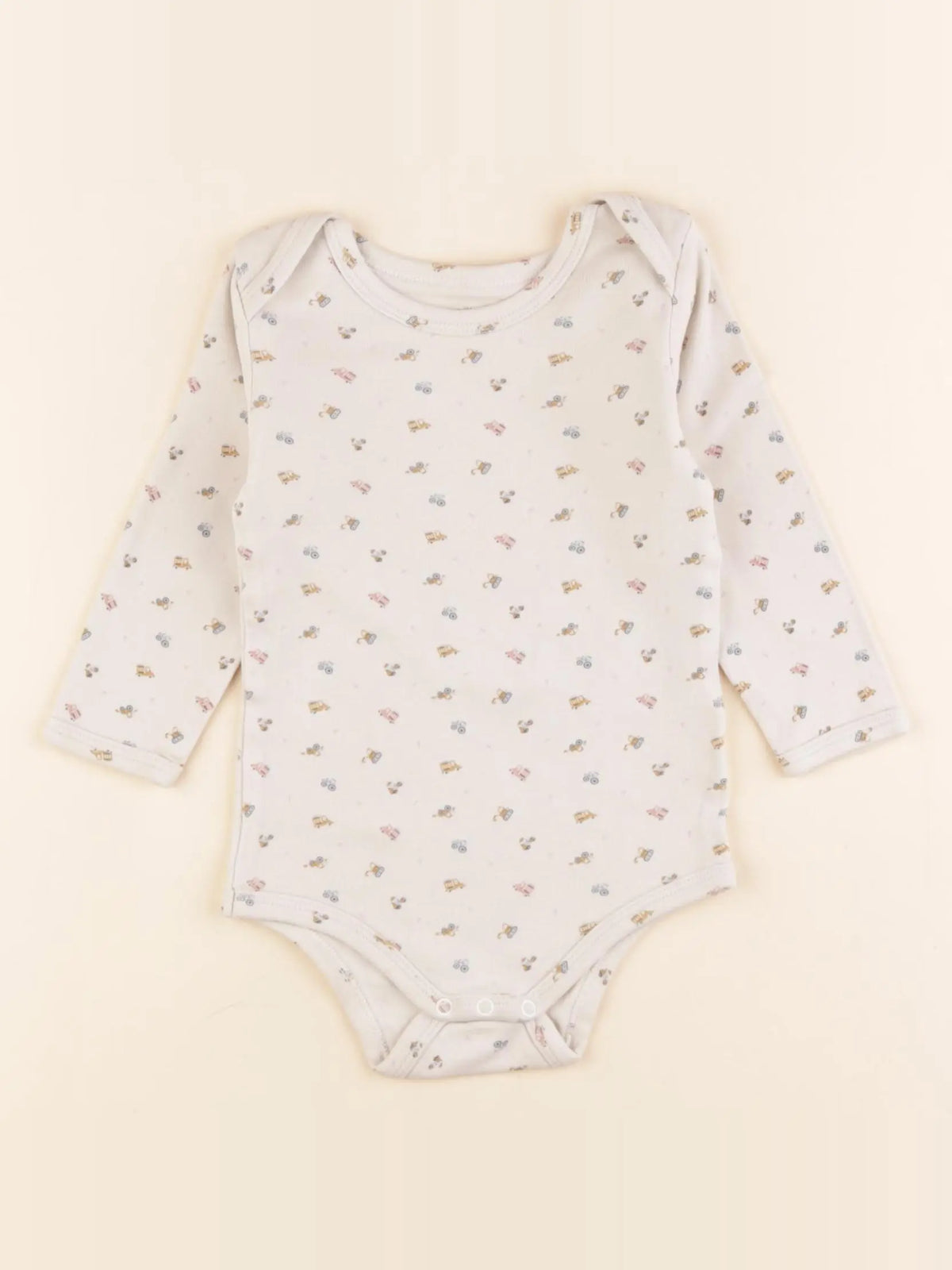 Vertbaudet - body beige - 18 mois