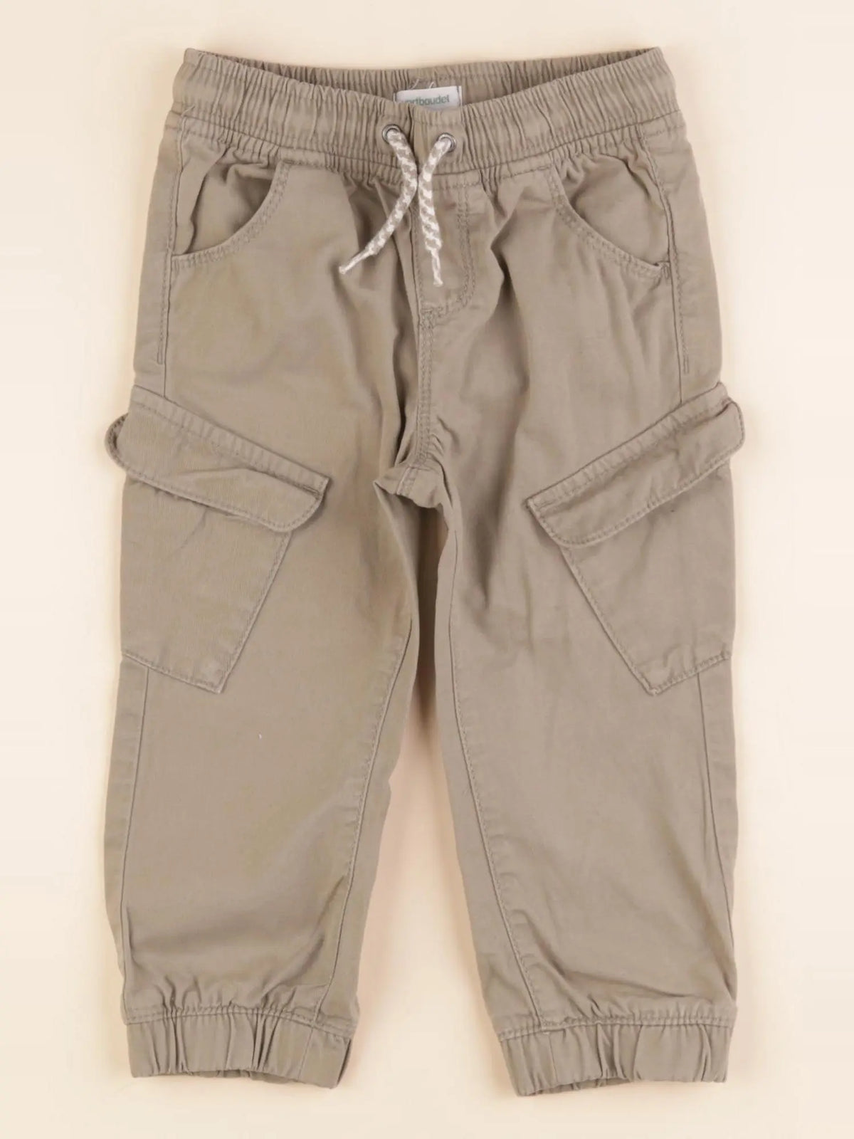 Vertbaudet - pantalon vert - 24 mois
