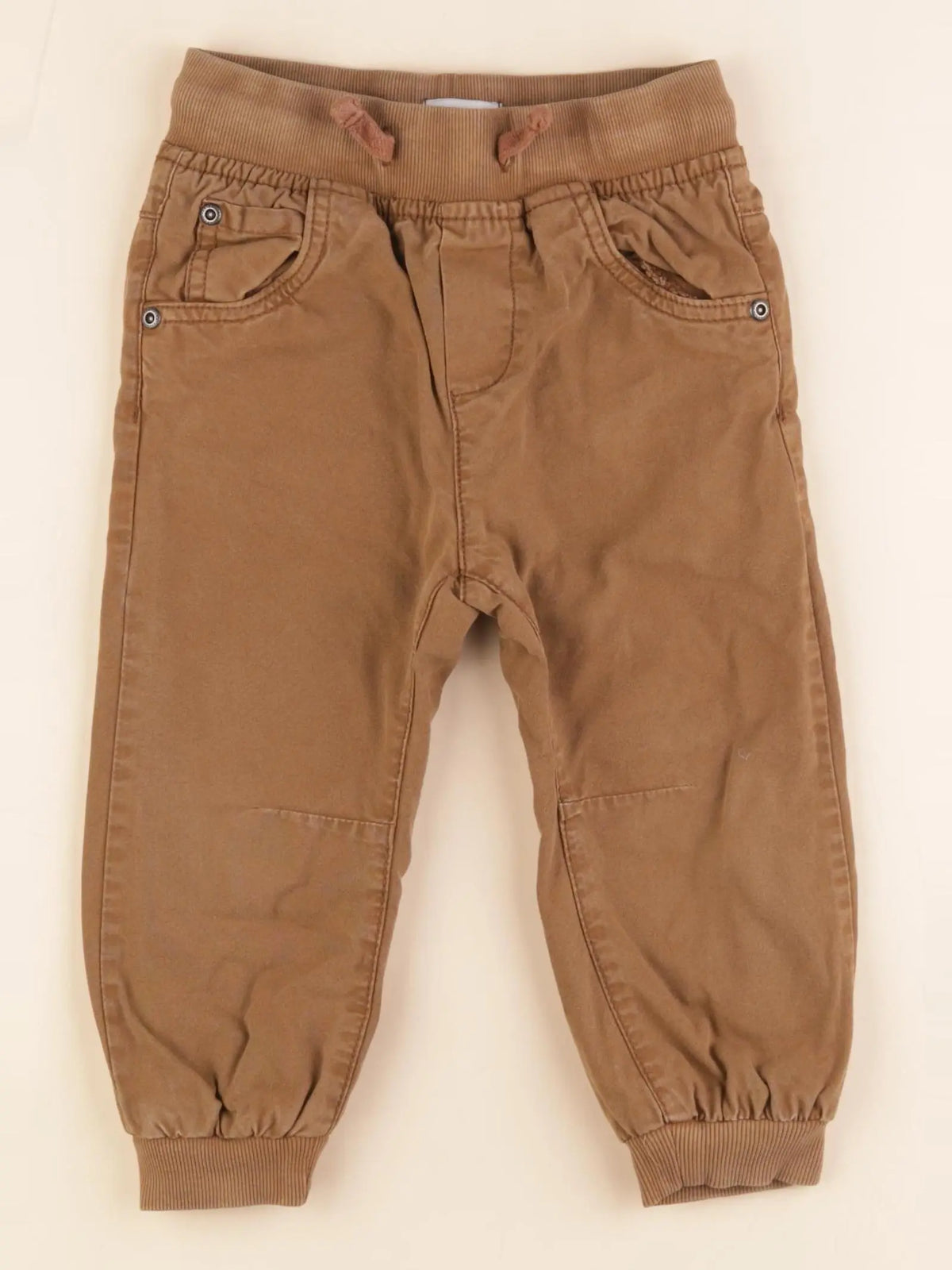Vertbaudet - pantalon doublé marron - 3 ans