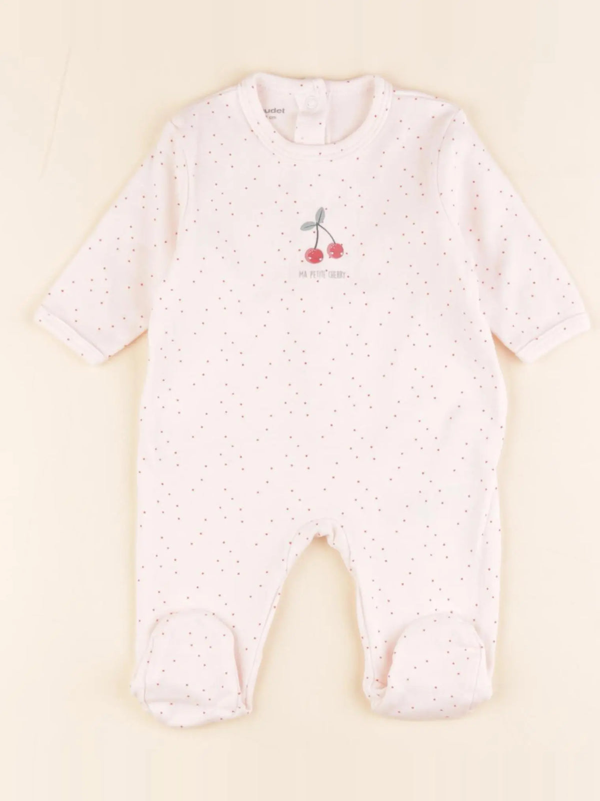 Vertbaudet - pyjama coton rose - 1 mois