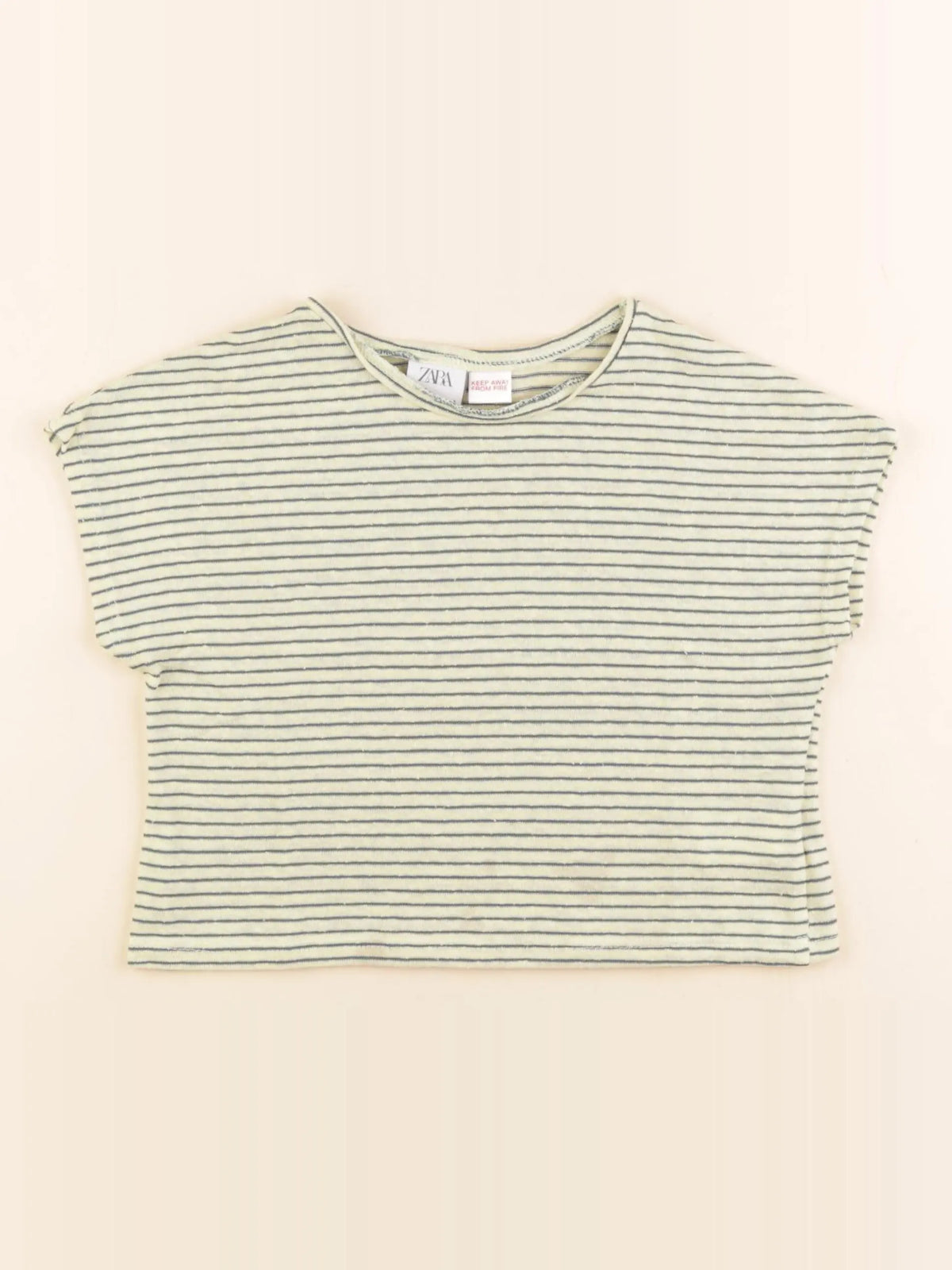 Zara - tee-shirt jaune - 4 ans