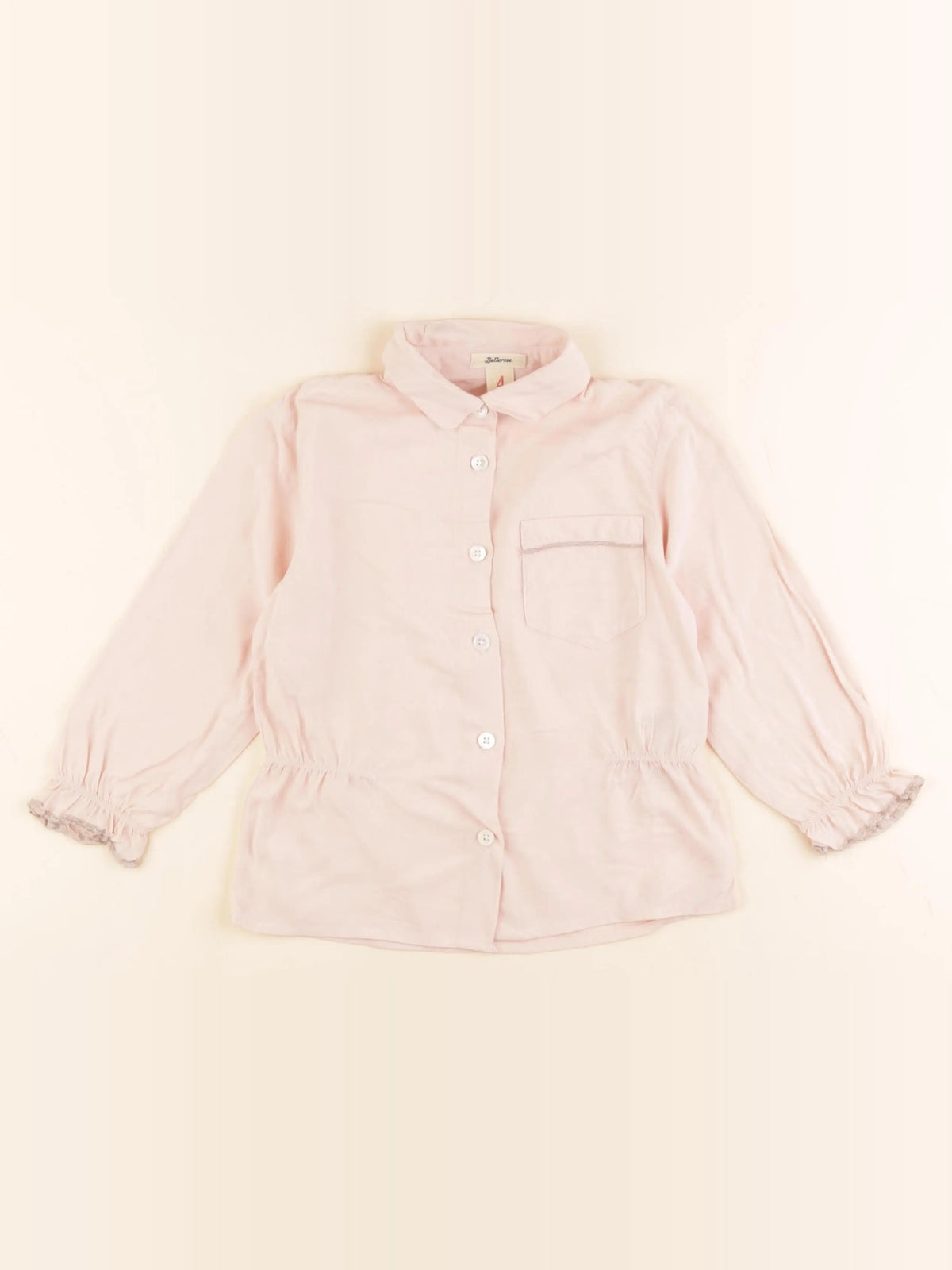 Bellerose - chemise rose - 4 ans