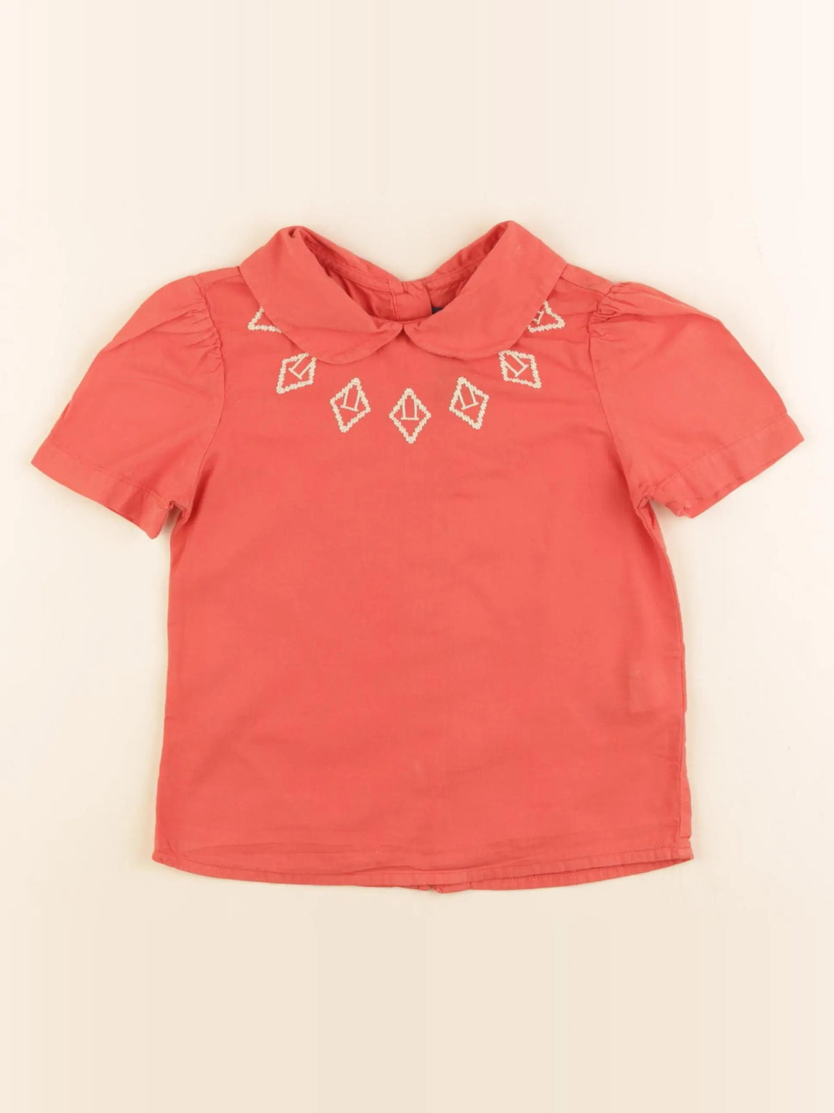 The animals observatory - blouse orange - 3 ans