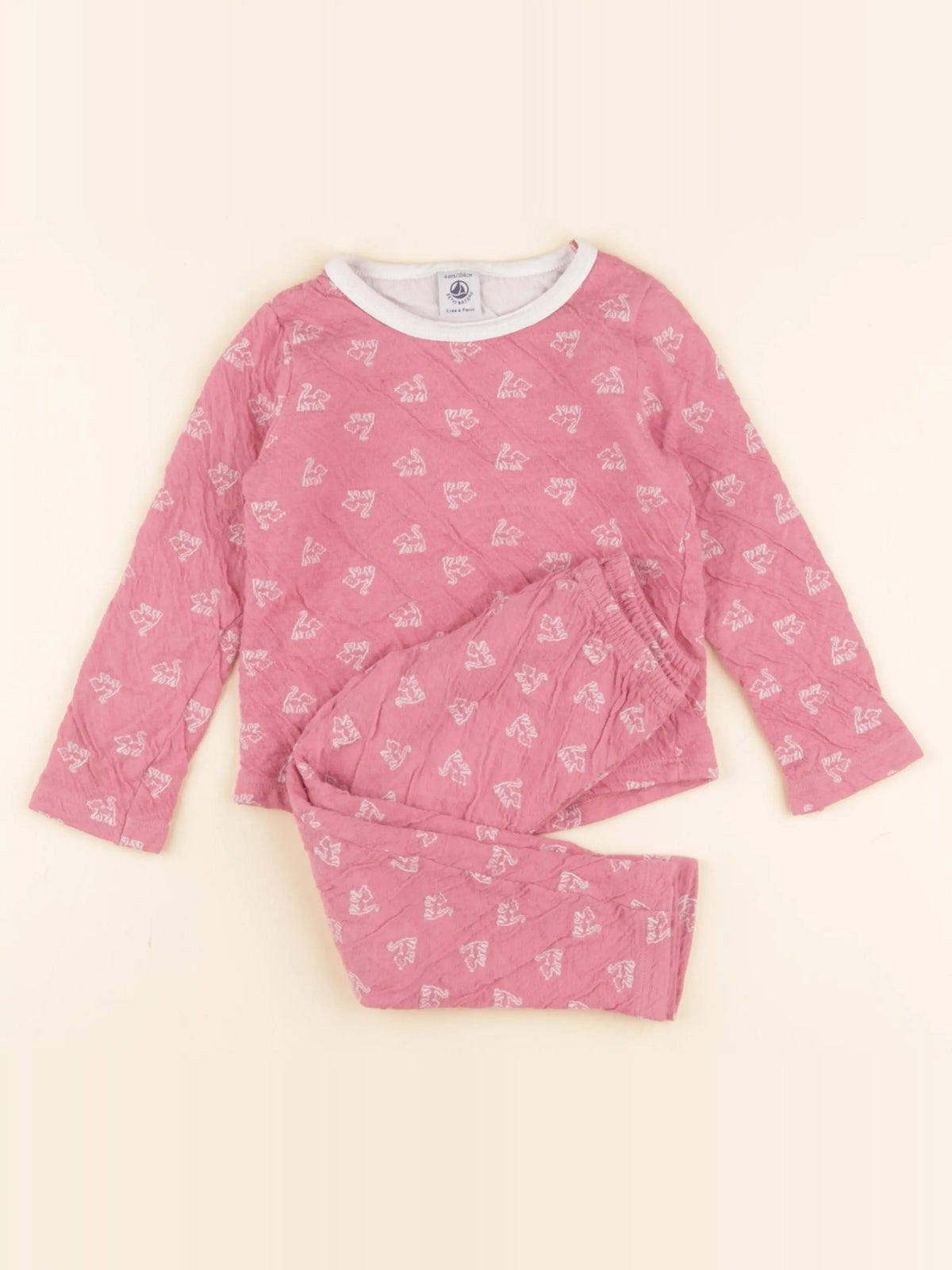 Pyjama coton rose