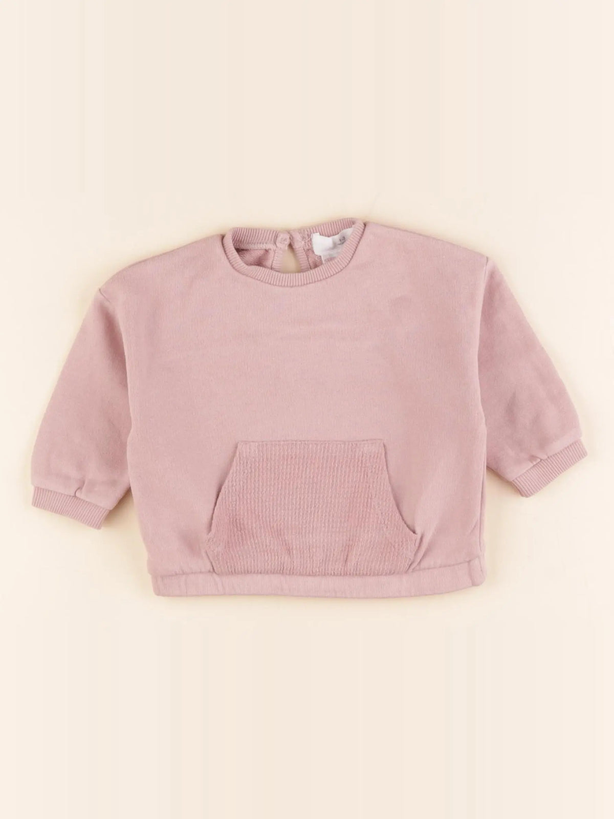 Zara - sweat rose - 1/3 mois