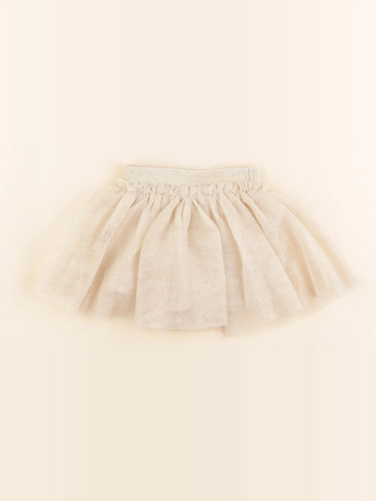 Vertbaudet - jupe beige - 3 mois
