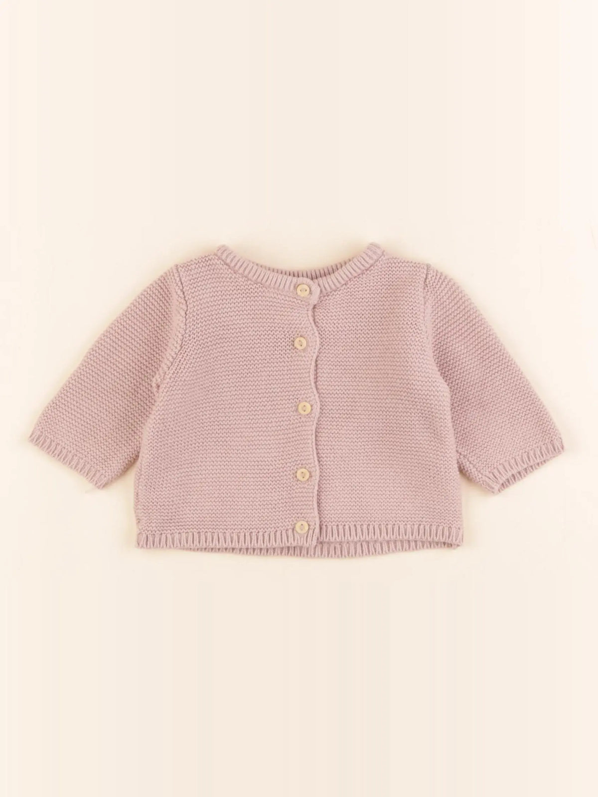 H&M - pull rose - 0/1 mois