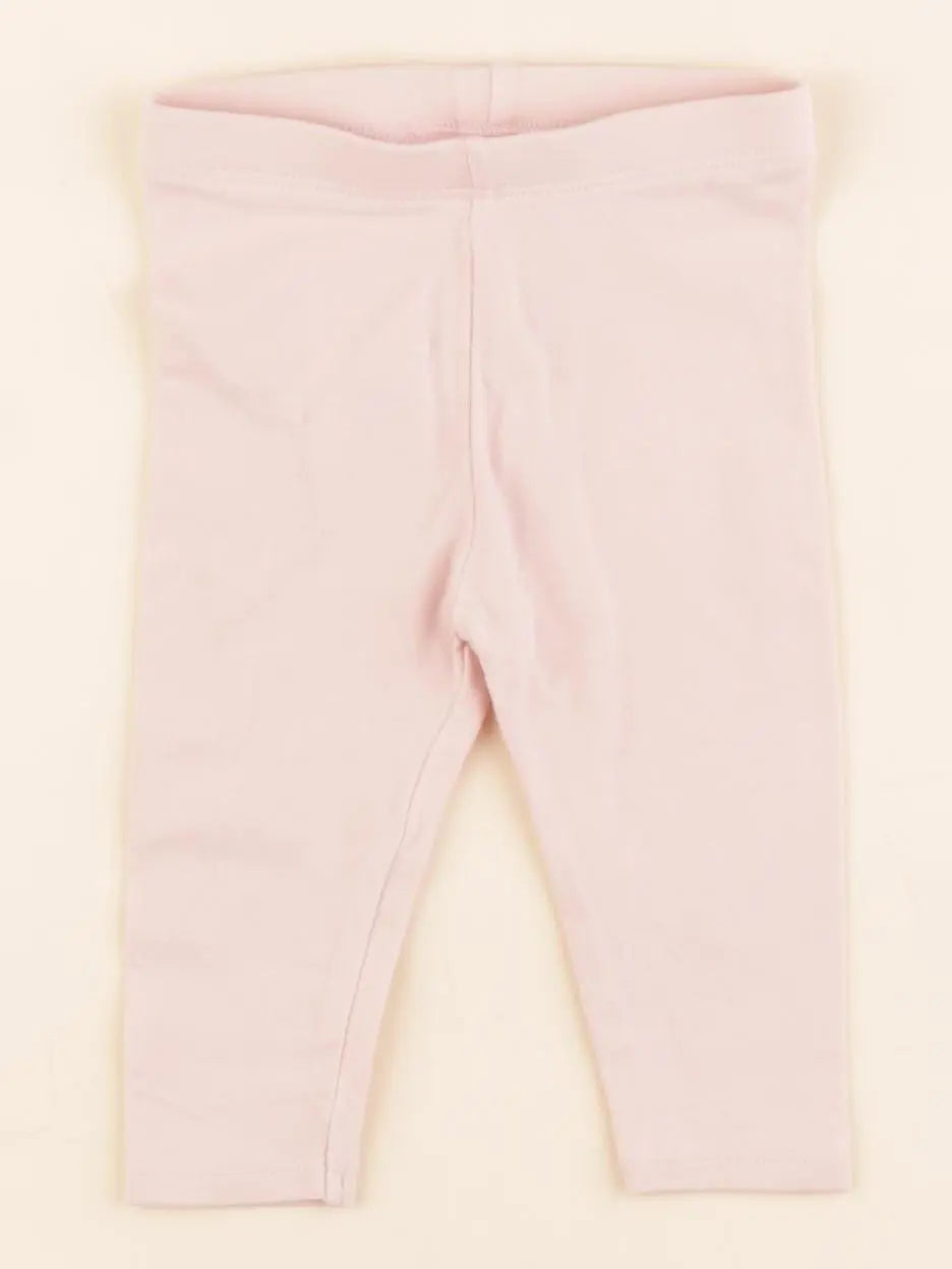 Vertbaudet - legging rose - 3 mois