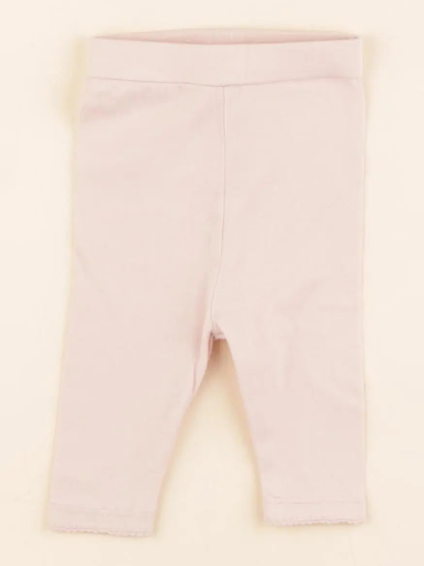Vertbaudet - legging rose - 1 mois