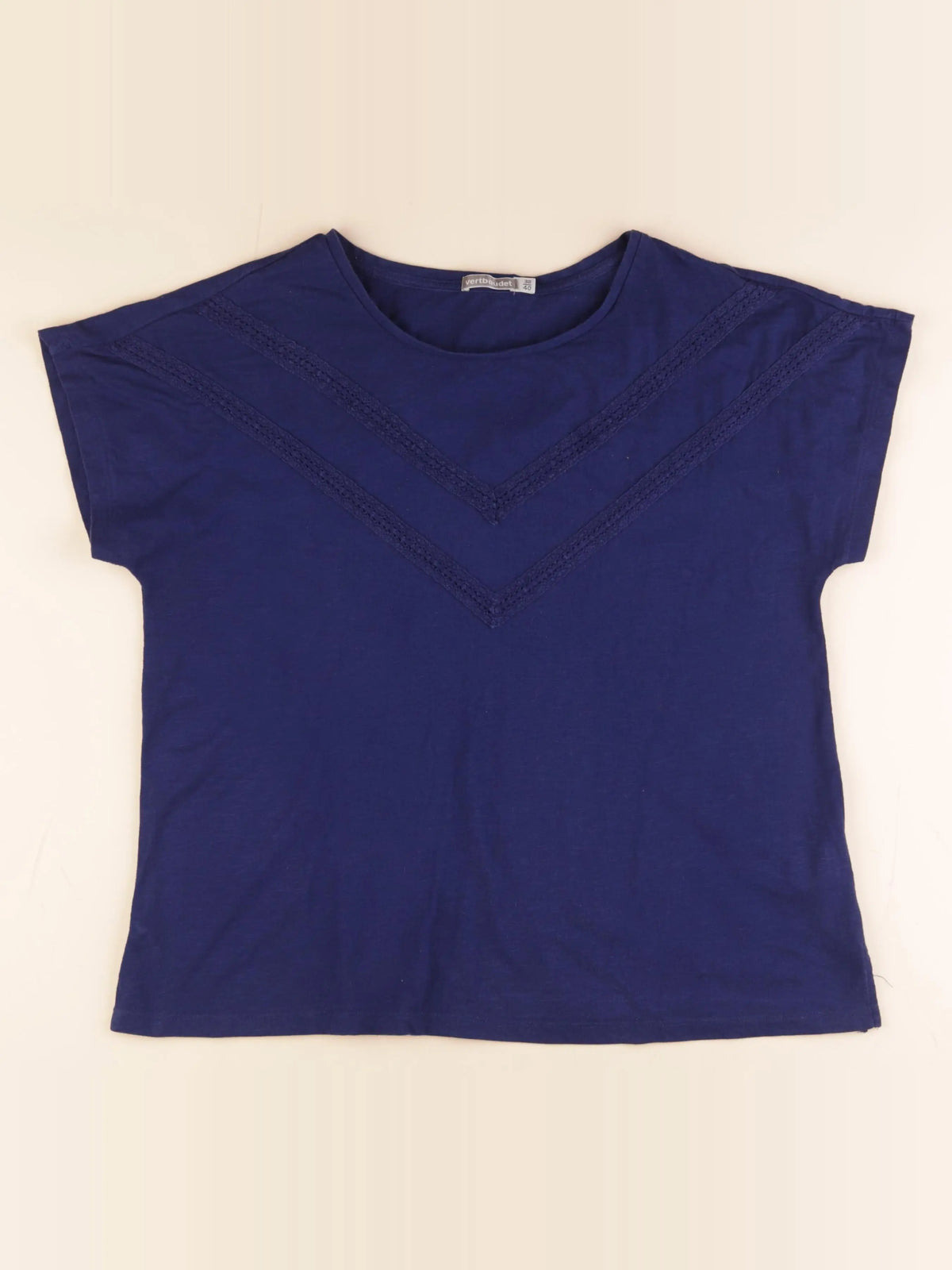 Vertbaudet - tee-shirt grossesse bleu - 38 à 40