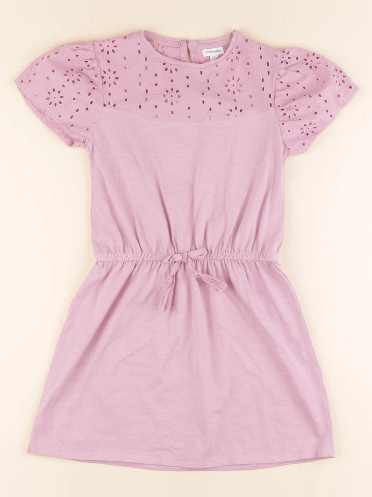 Vertbaudet - robe violet - 8 ans