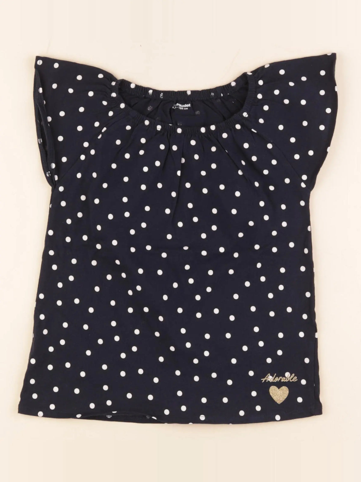 Vertbaudet - tee-shirt bleu - 8 ans