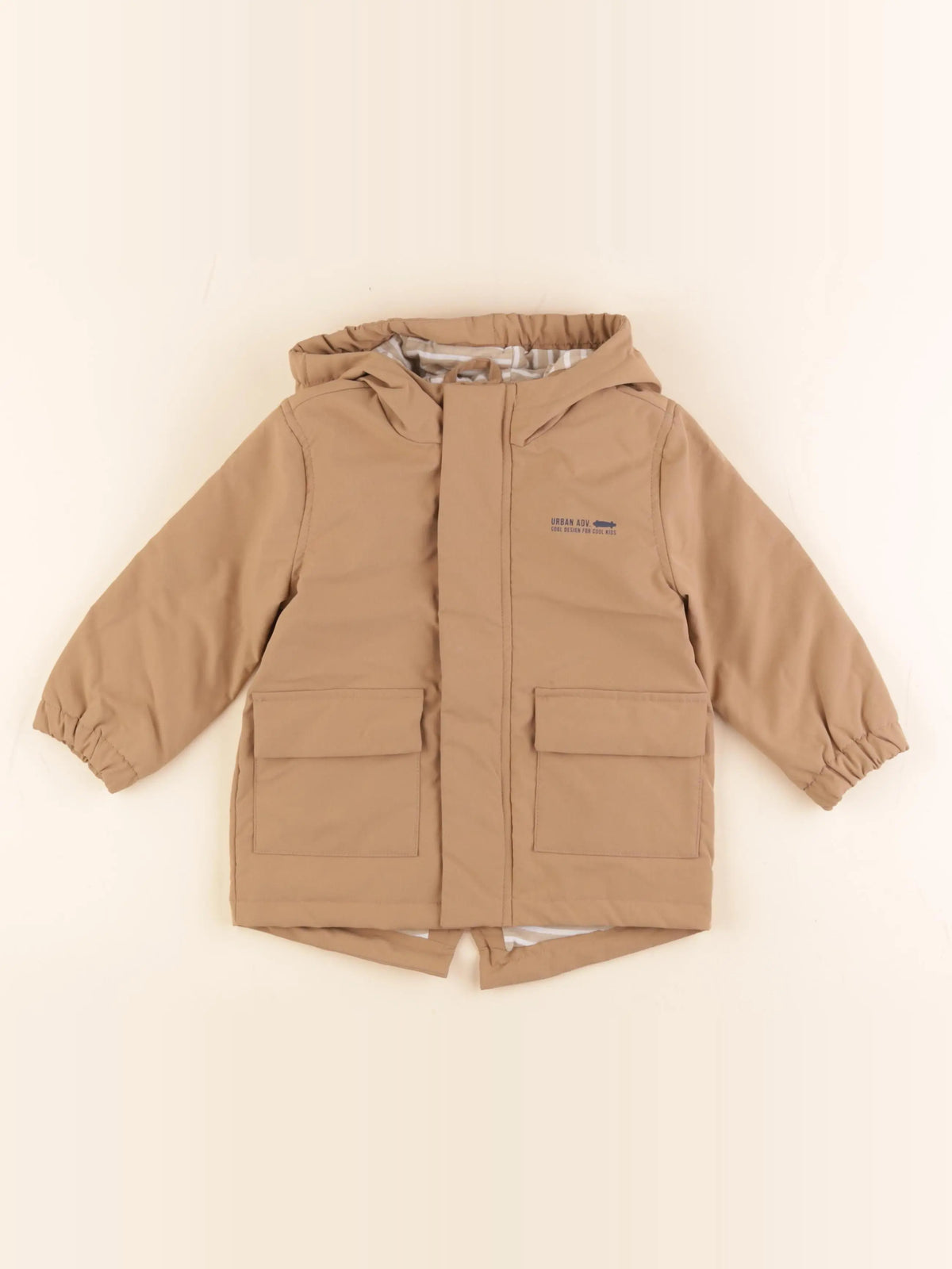 Vertbaudet - parka marron - 2 ans