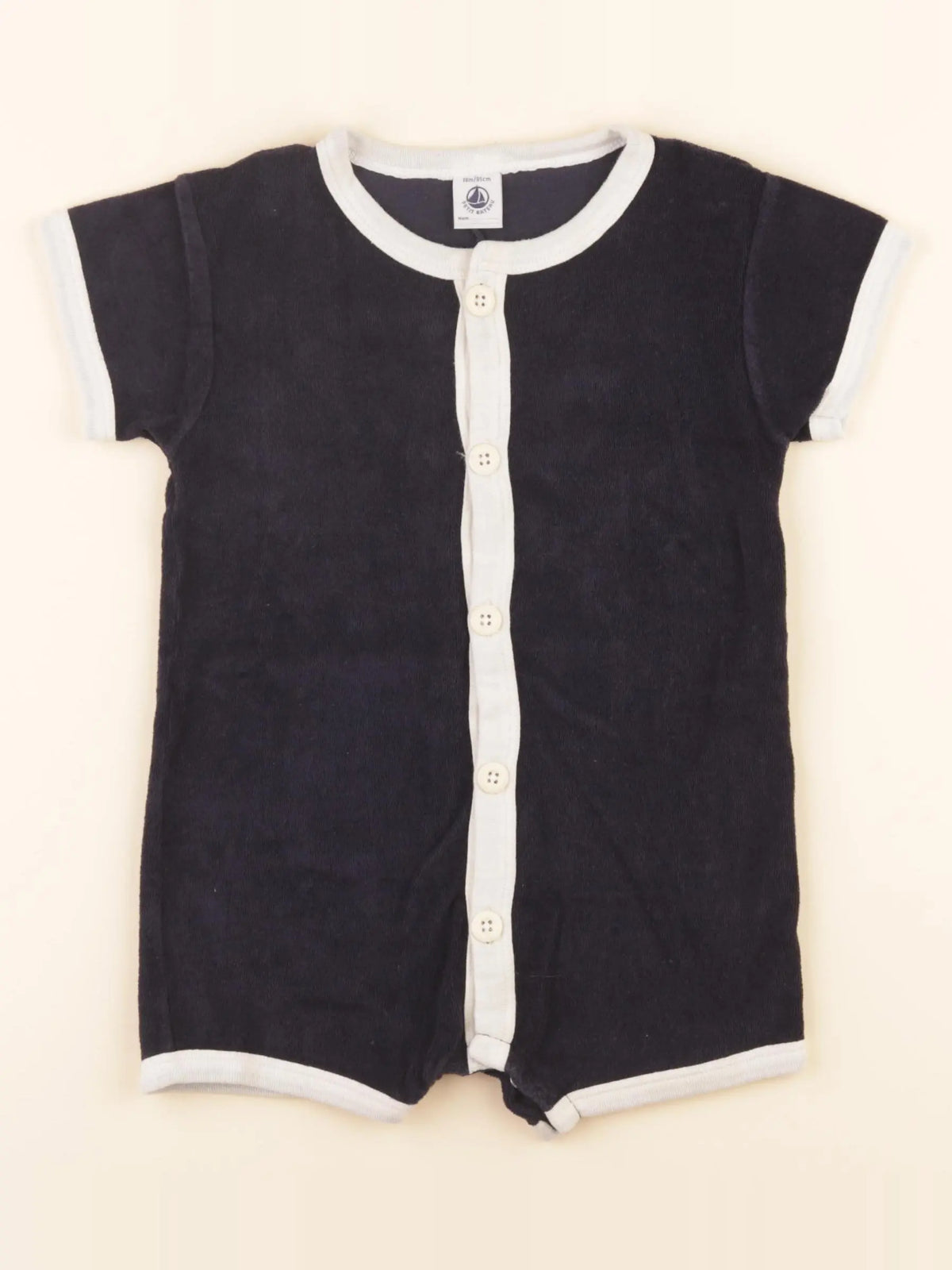 Combinaison coton bleu