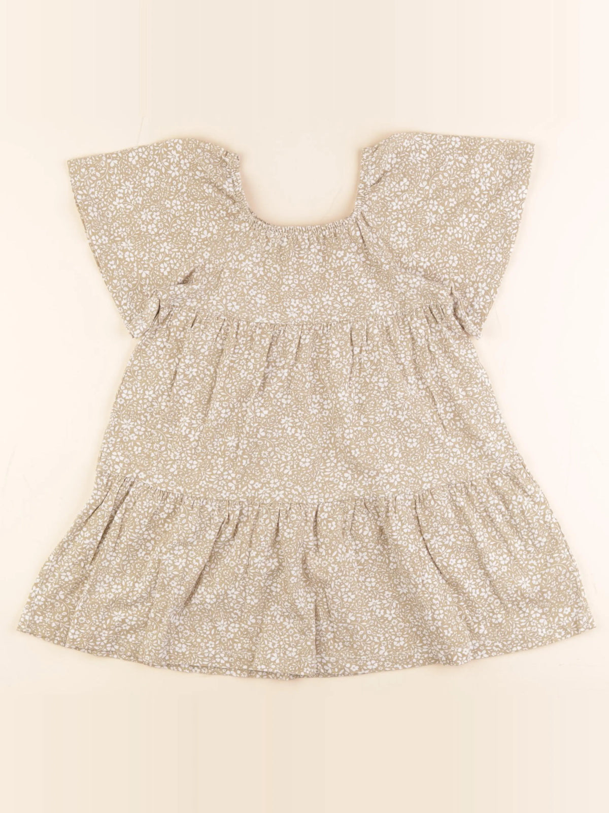 Vertbaudet - robe vert - 6 ans