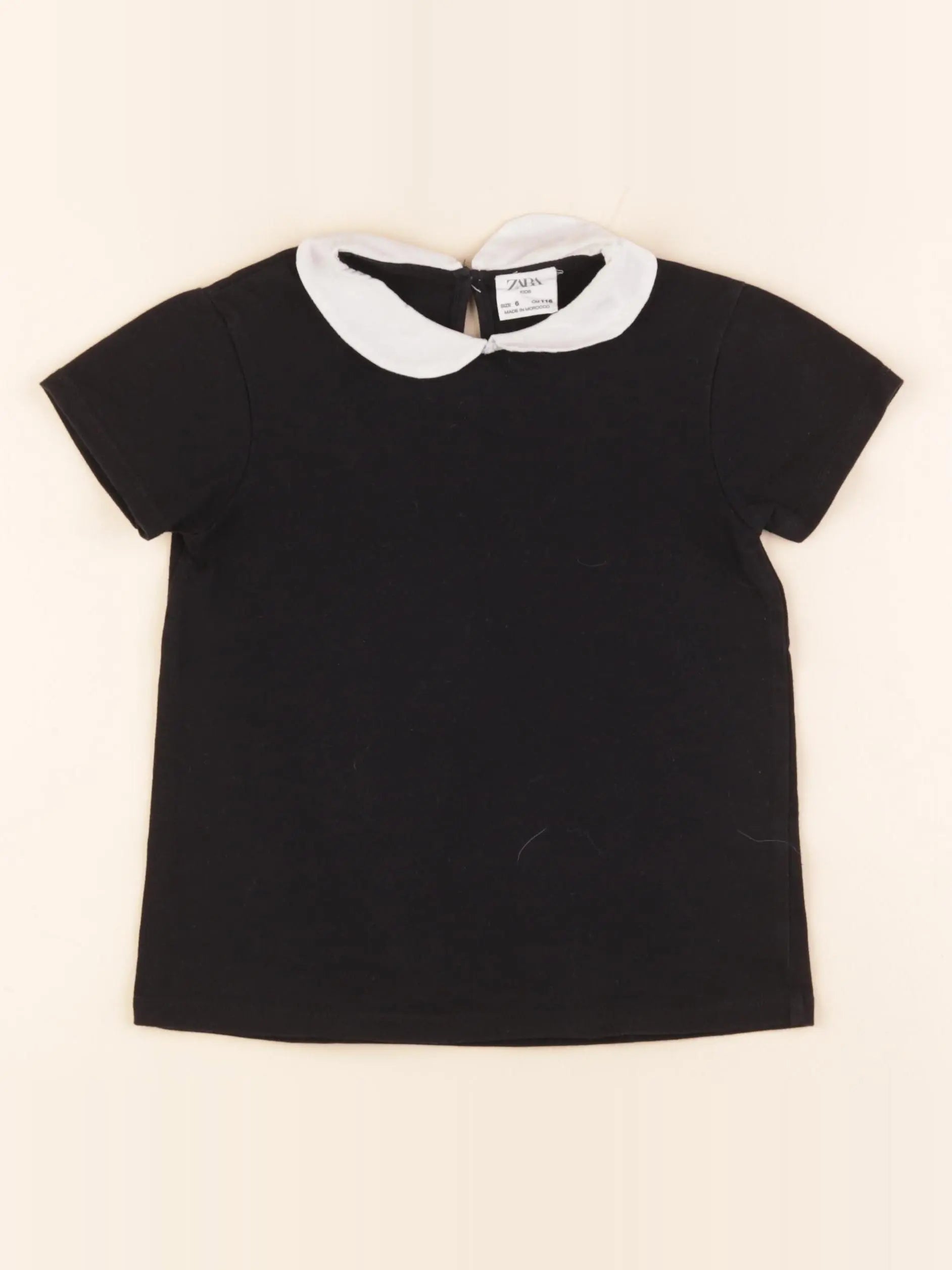 Zara - tee-shirt noir - 6 ans