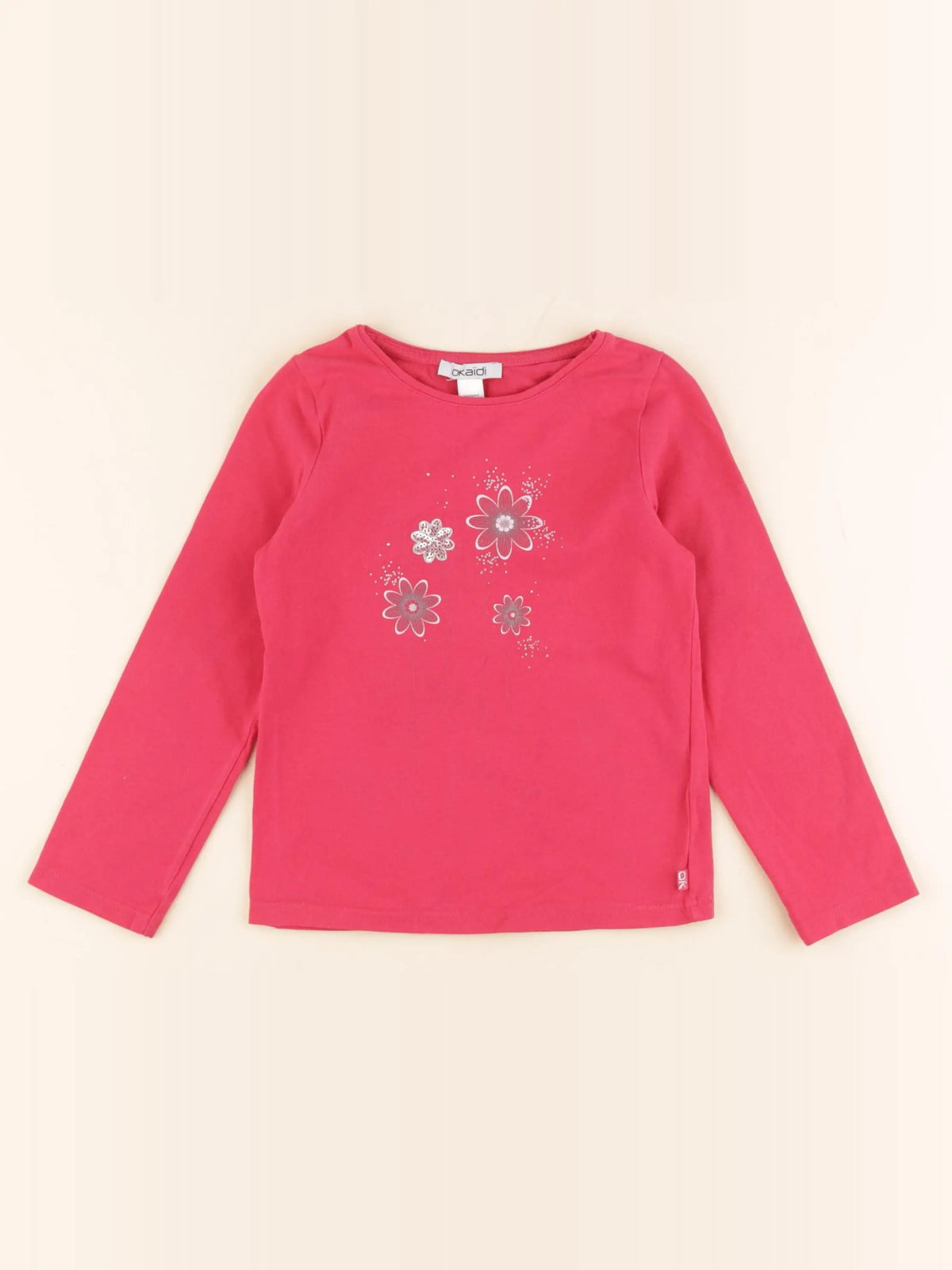 Okaidi - tee-shirt rose - 4 ans