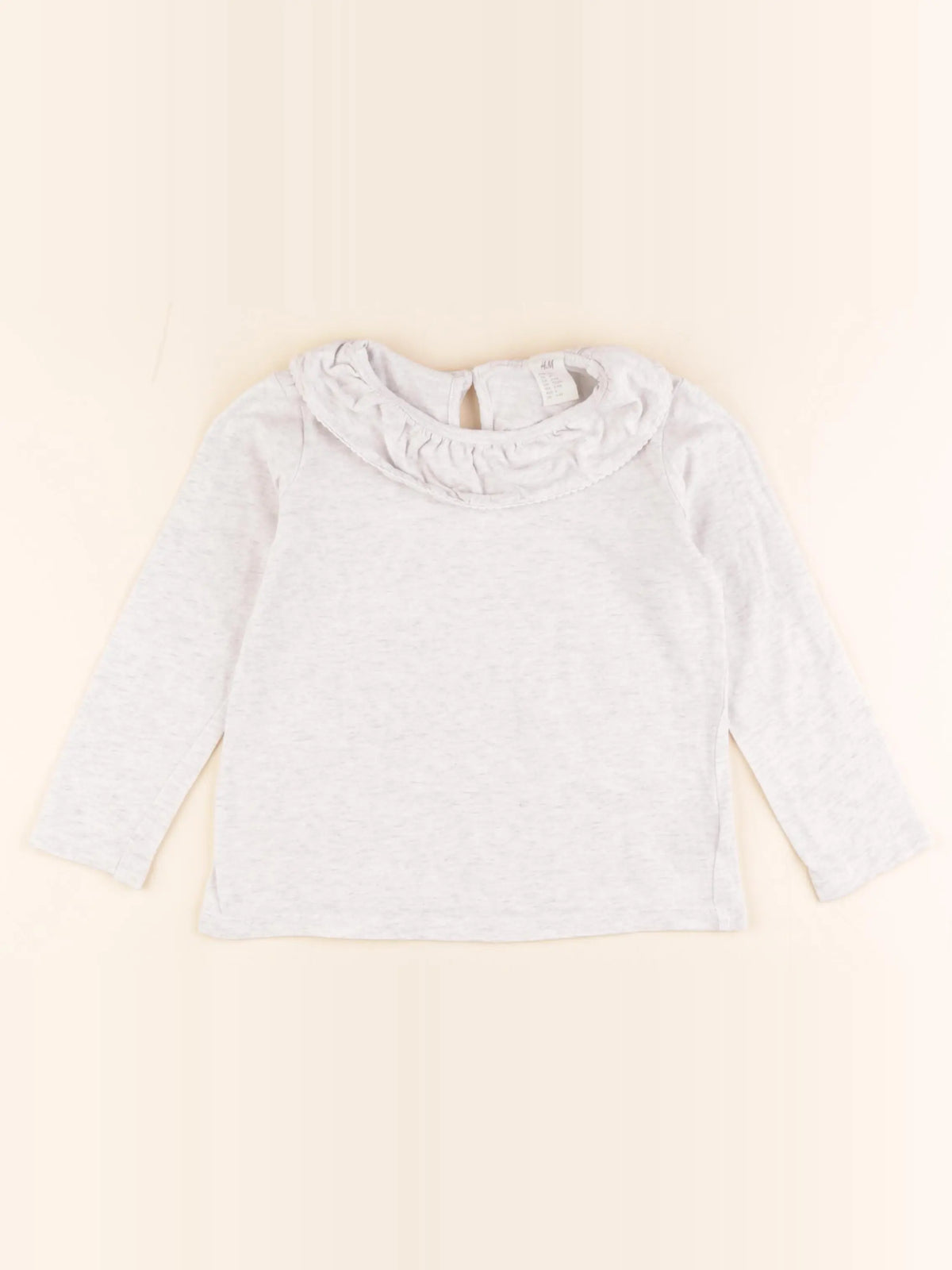 H&M - tee-shirt gris - 3/4 ans