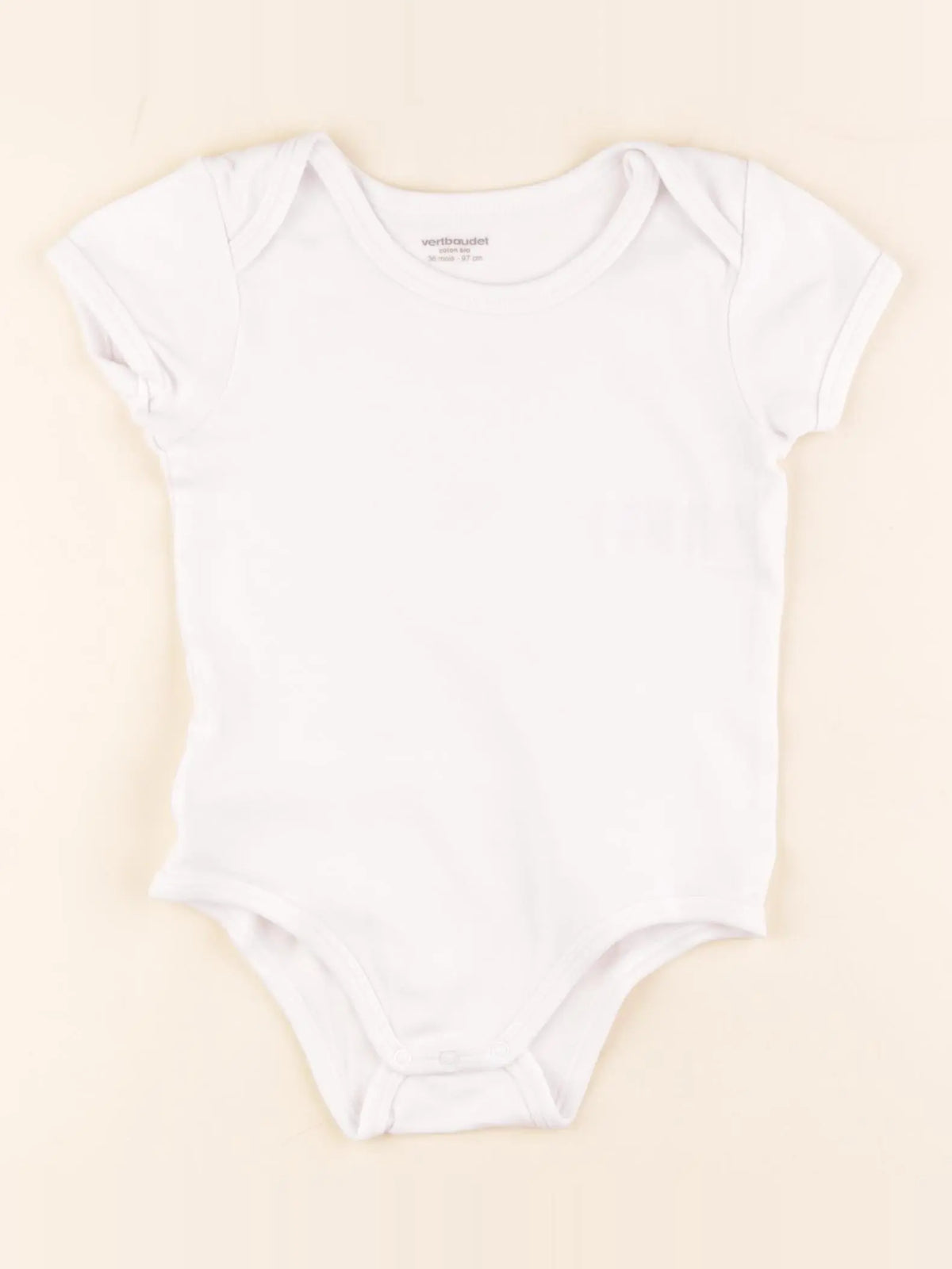 Vertbaudet - body blanc - 36 mois