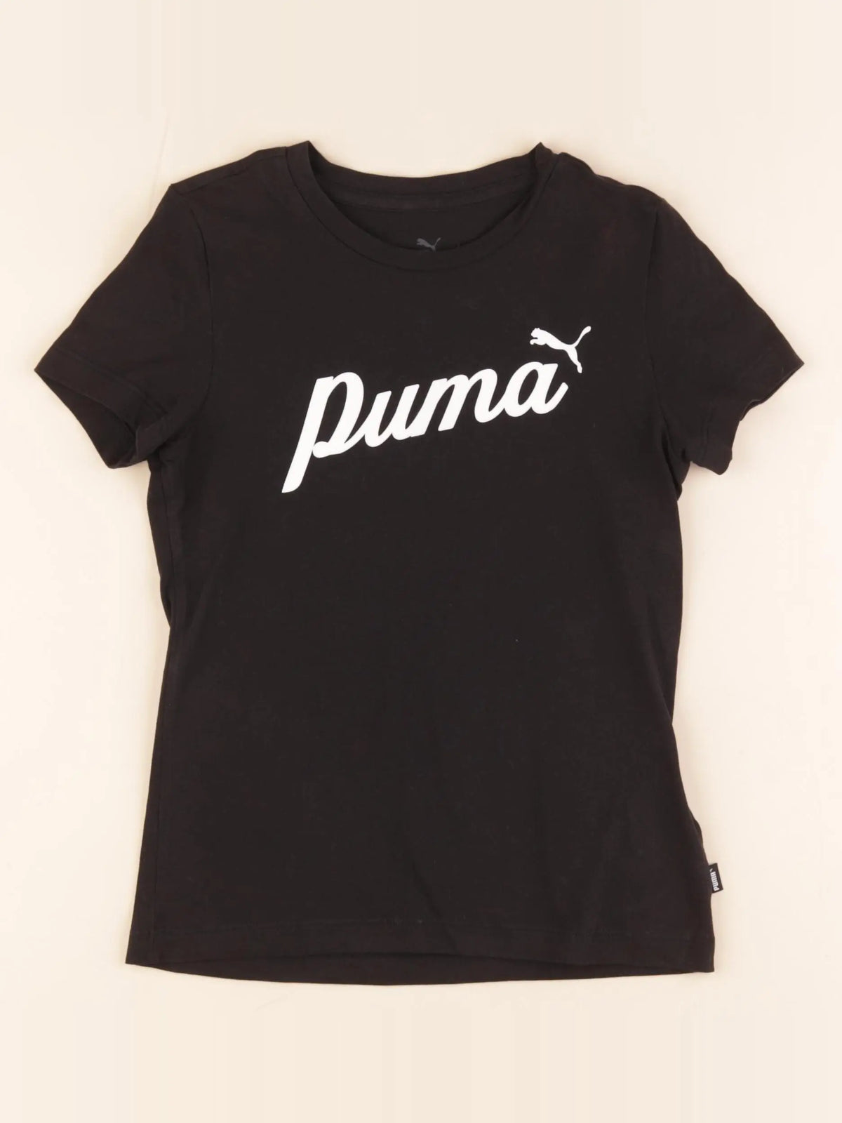Puma - tee-shirt noir - 7/8 ans